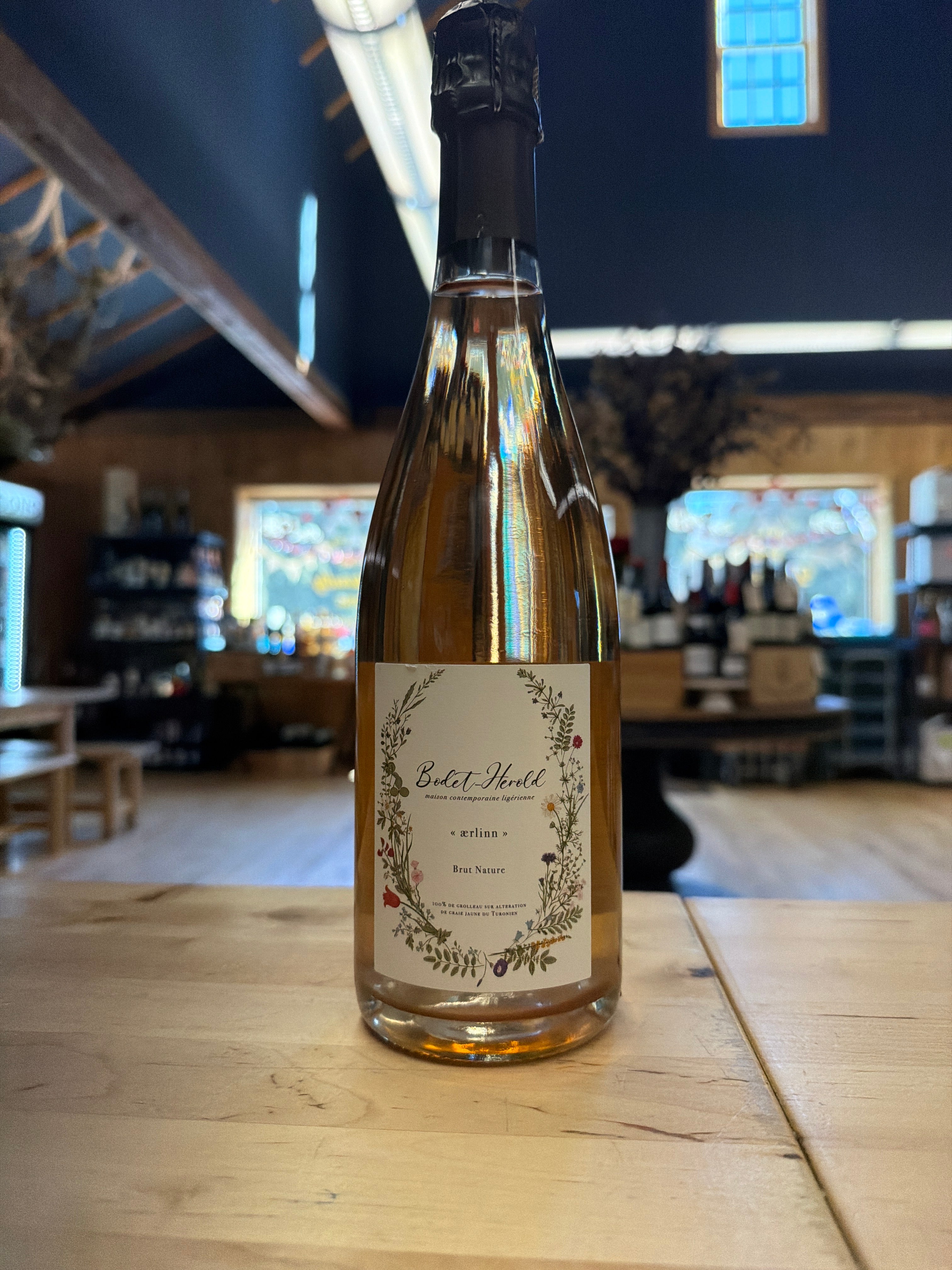 Bodet-Herold, Brut Nature Aerlinn Rose, Loire Valley NV