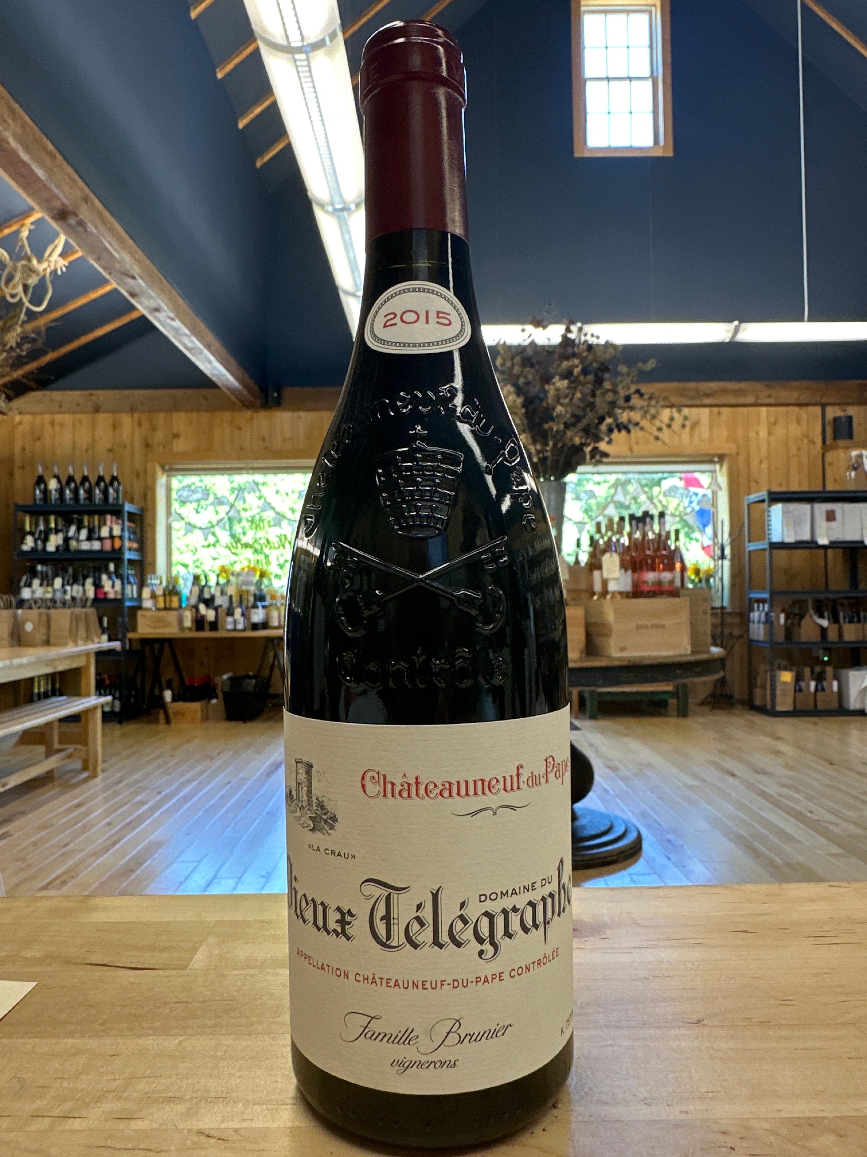 Vieux Telegraphe, Chateauneuf Du Pape, Rhone 2015