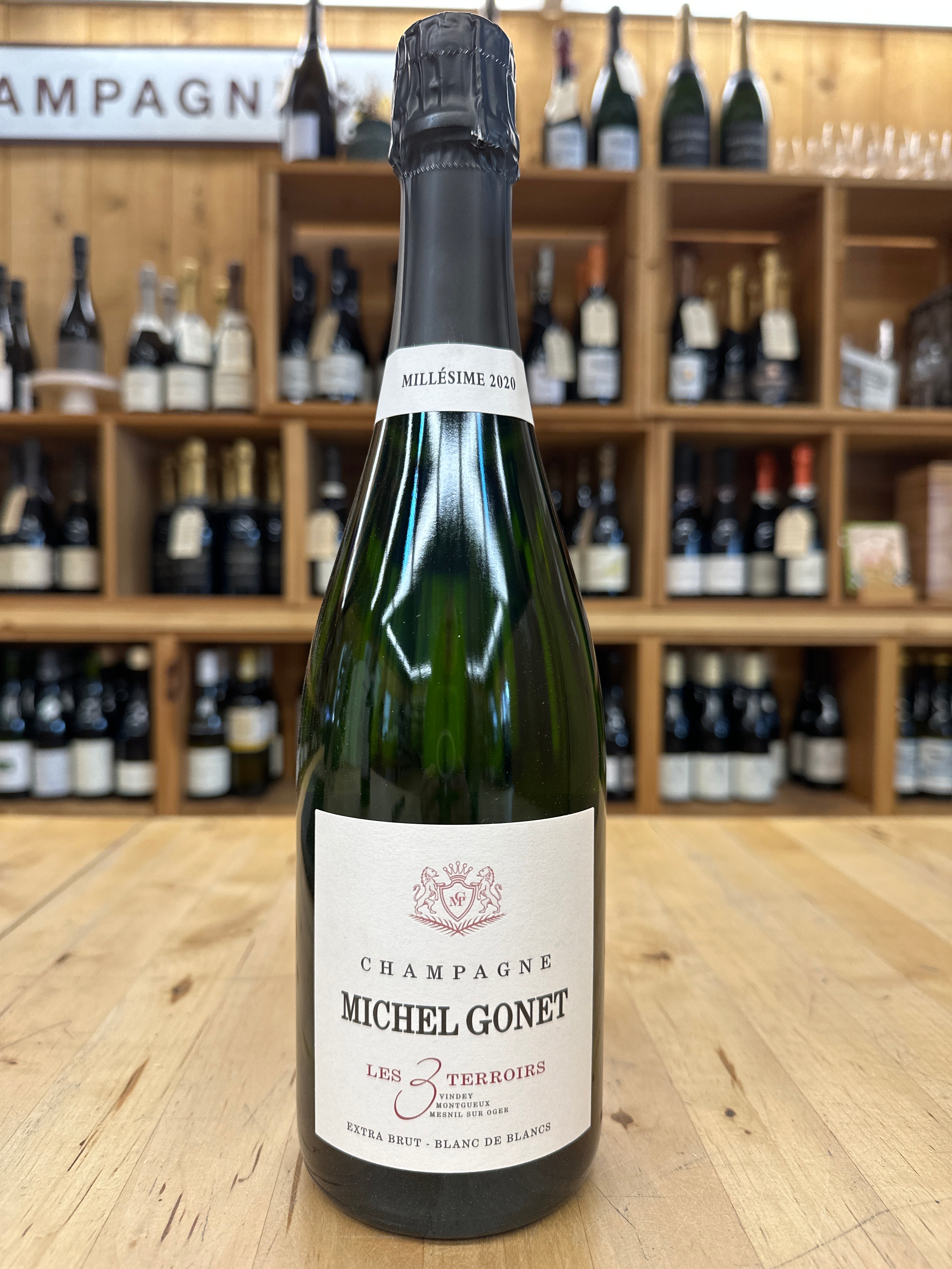 Michel Gonet, “Les 3 Terroirs-Blanc de Blancs-Extra Brut”, Champagne 2020