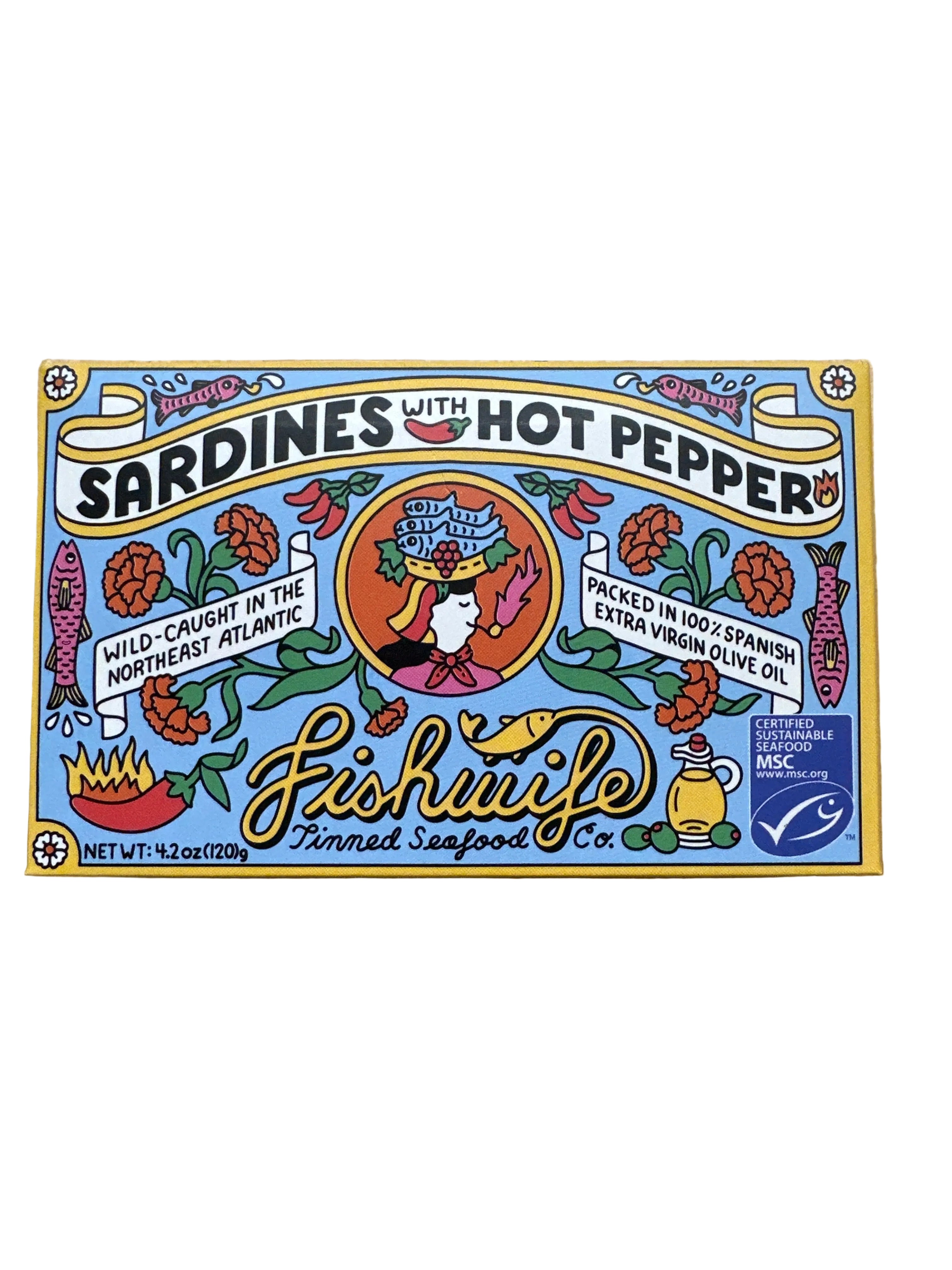 Fishwife, Sardines with Hot Pepper