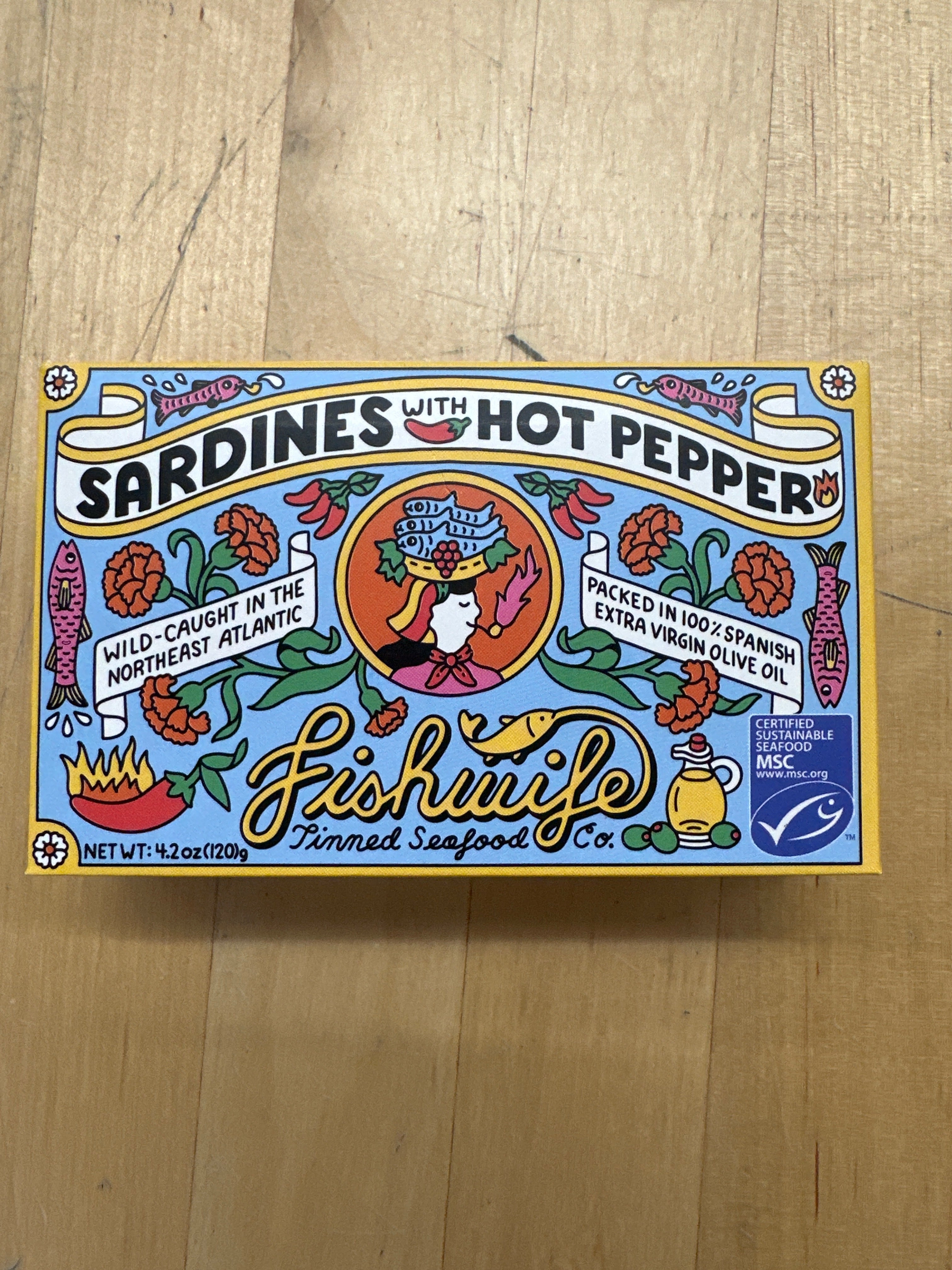 Fishwife, Sardines with Hot Pepper