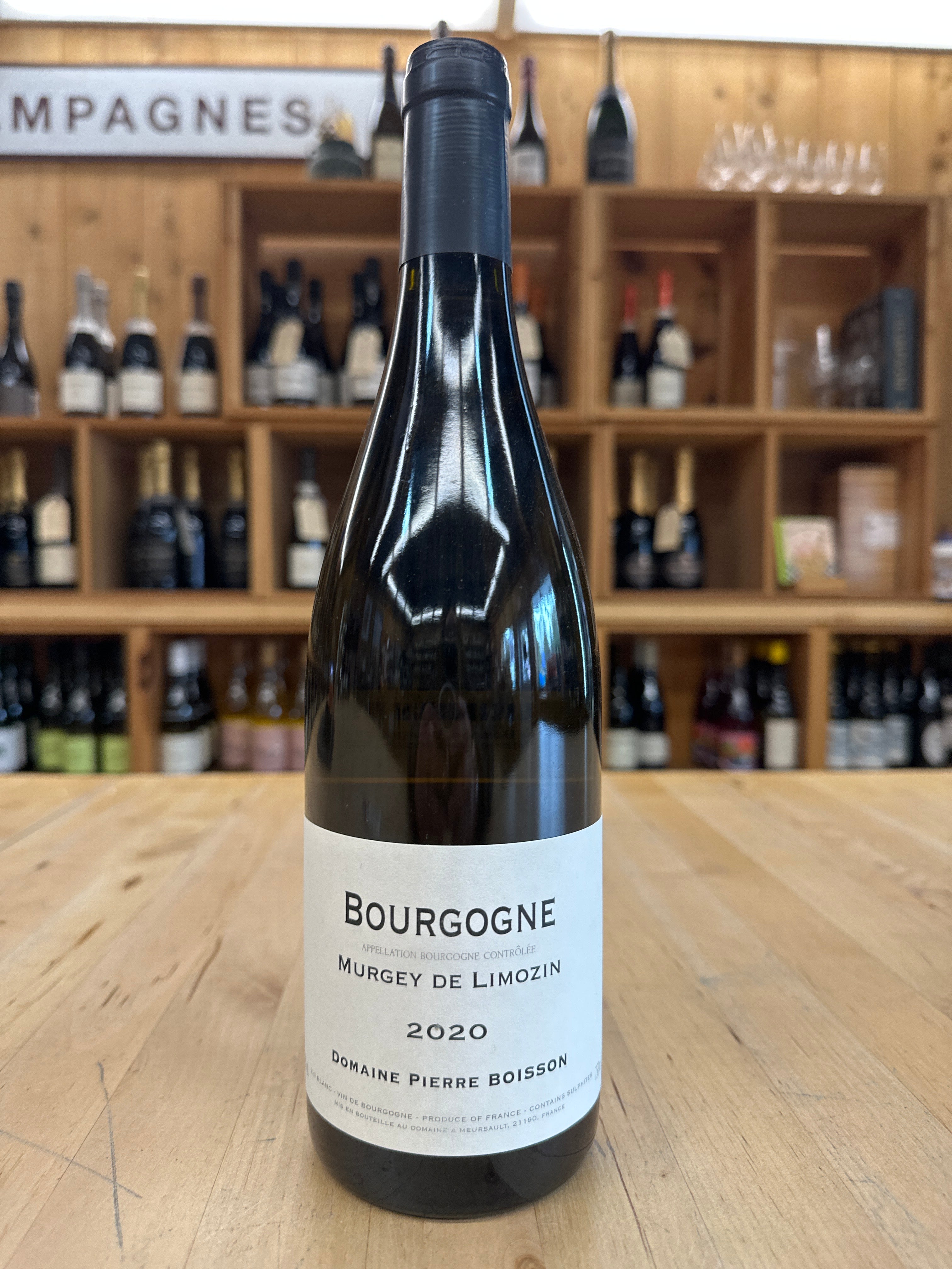Pierre Boisson, Bourgogne Blanc, Murgey de Limozin 2020