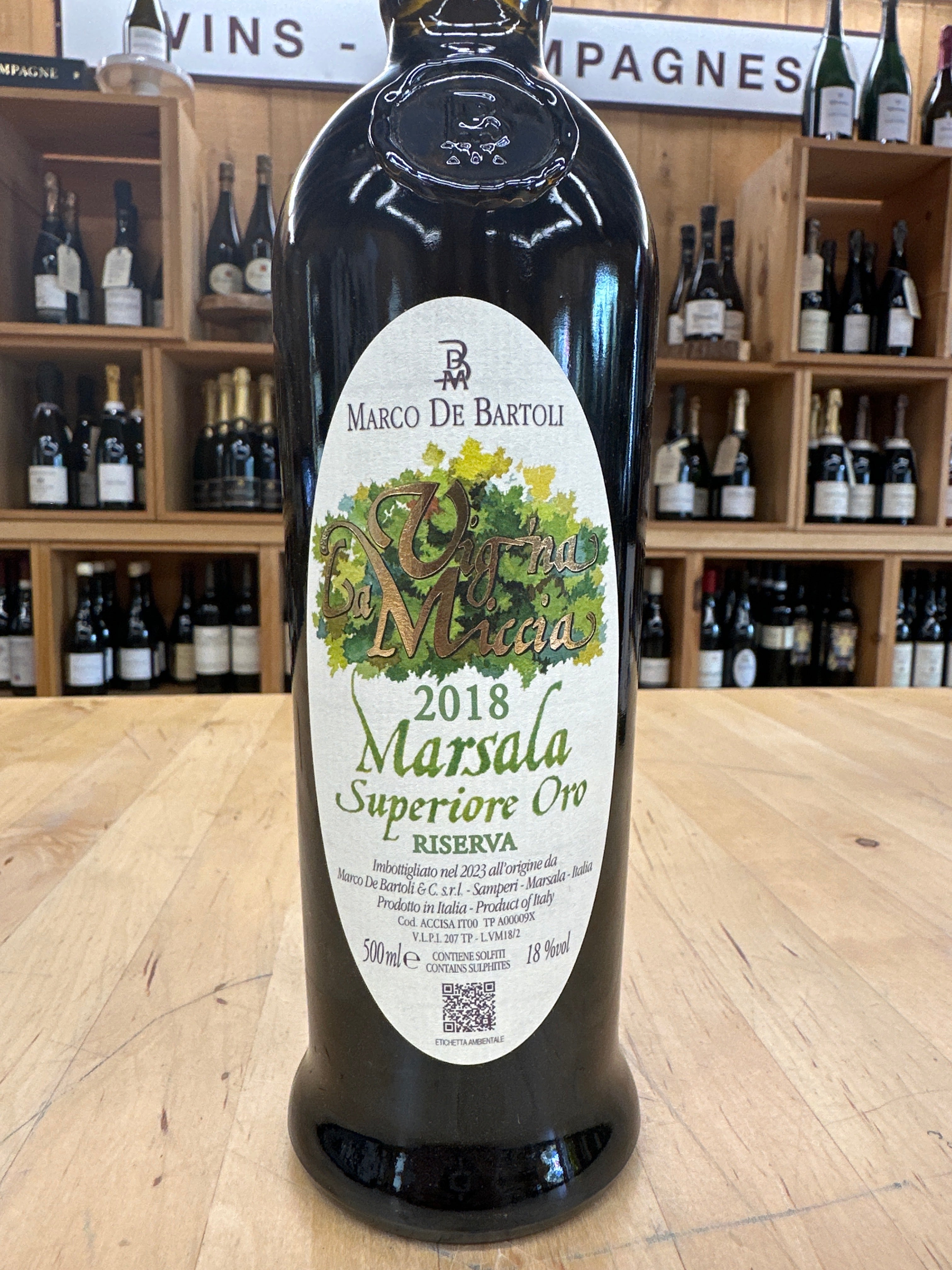 De Bartoli, Marsala Superiore Oro Riserva, Vigna la Miccia 2018 500ml