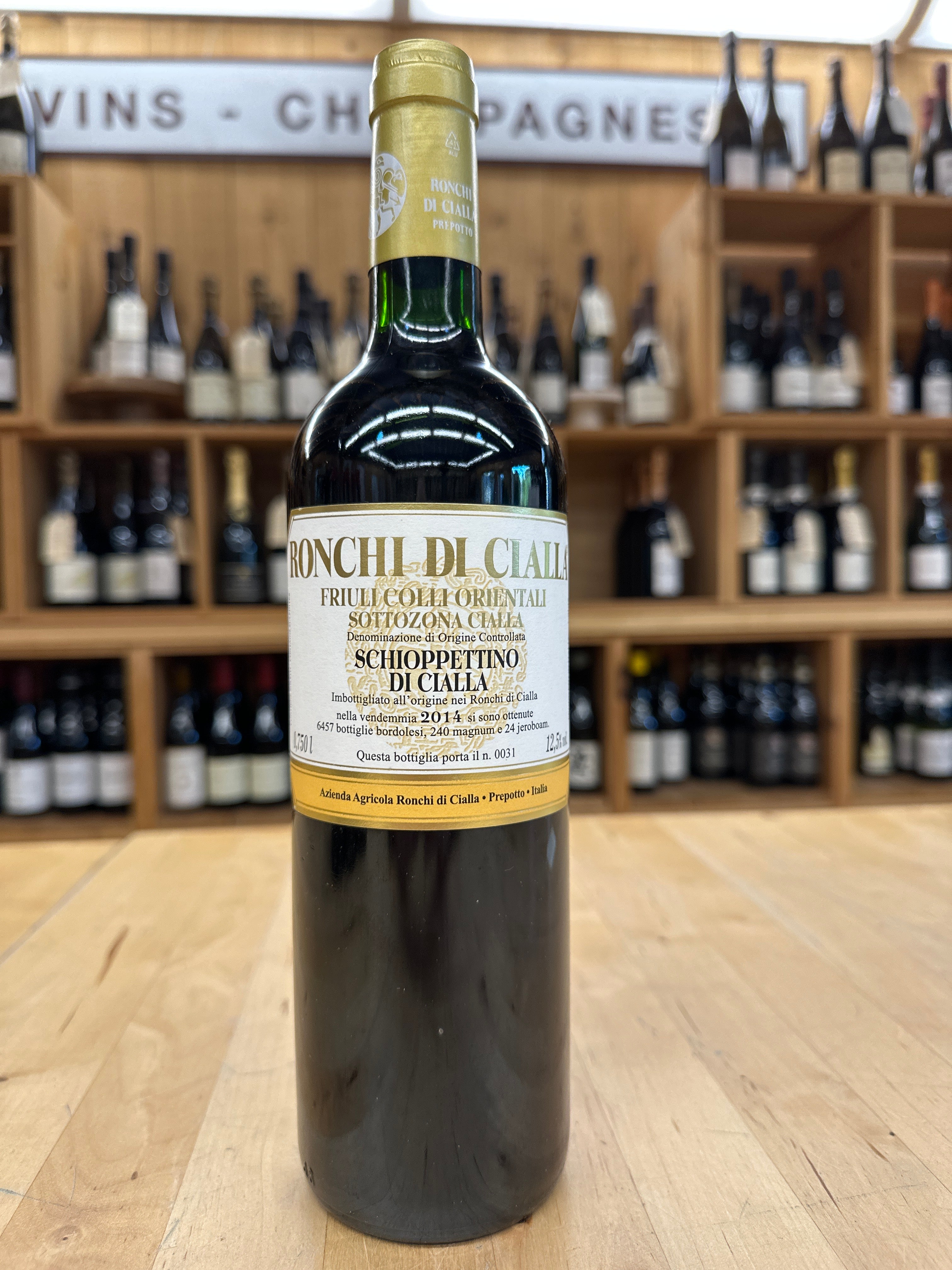 Ronchi di Cialla, Schioppettino 2014