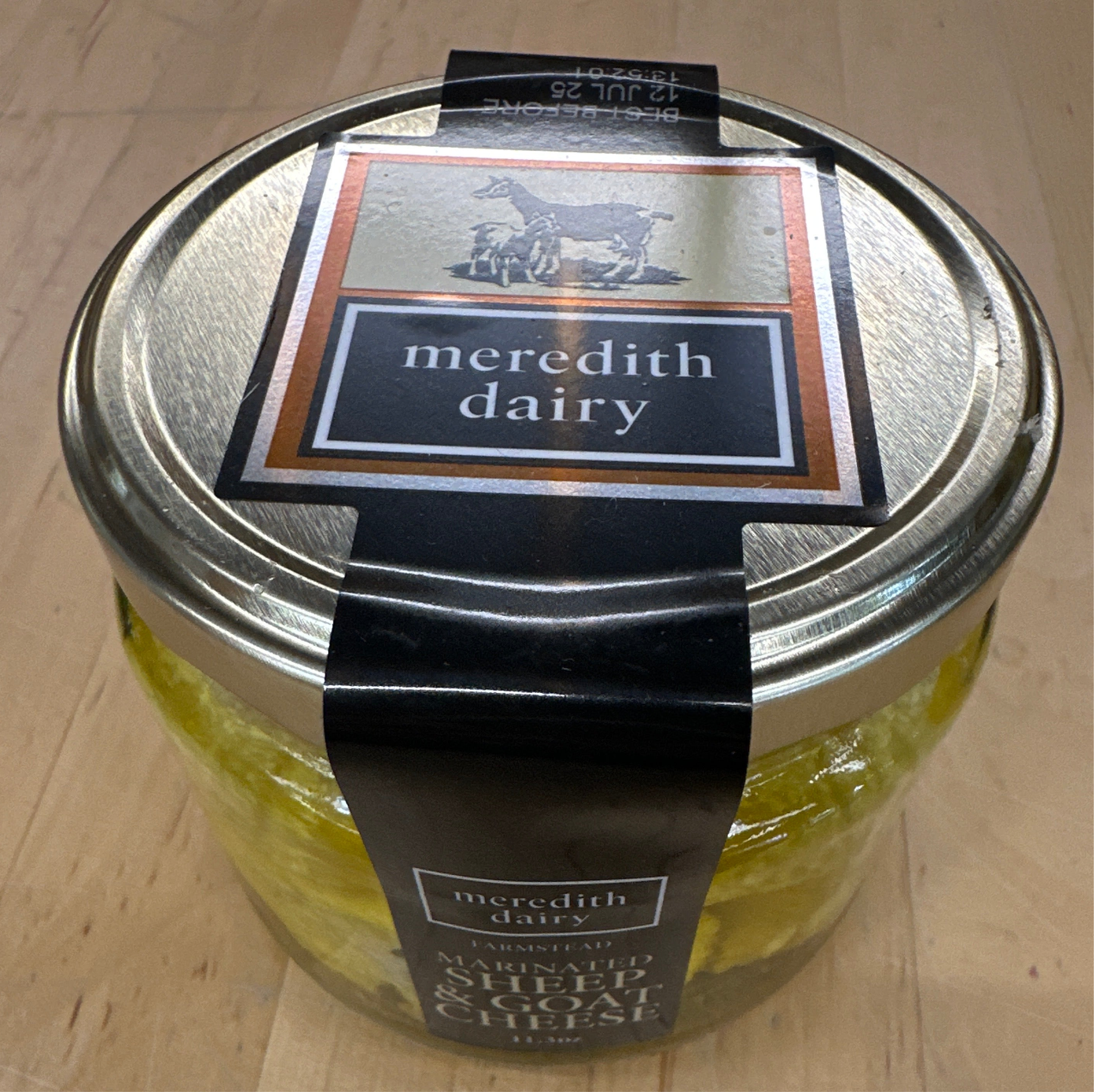 Marinated Goat Cheese, Meredith Dairy