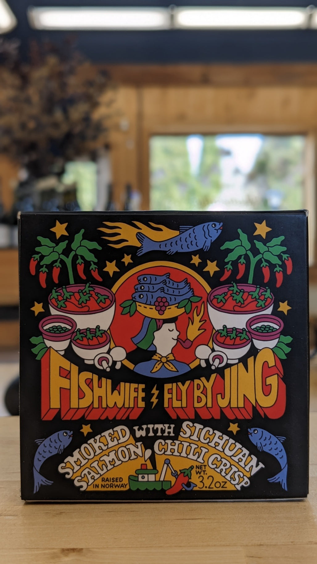 Smoked Salmon with Fly By Jing Sichuan Chili Crisp