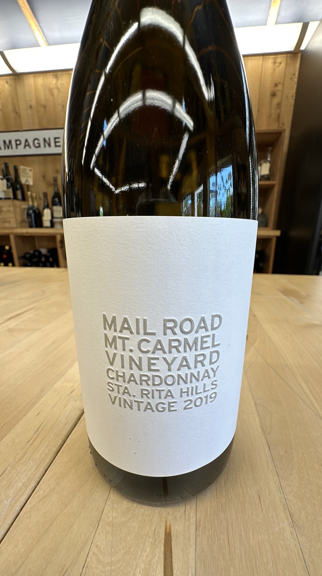 Mail Road, Mt. Carmel, Chardonnay, Santa Barbara 2019