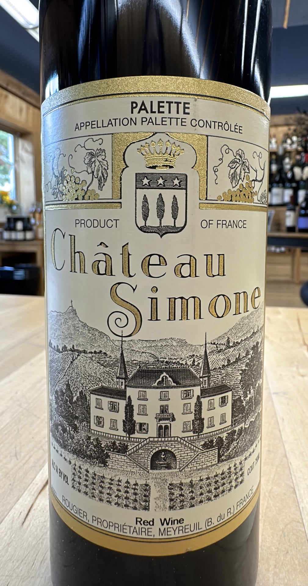 Chateau Simone, Palette Rouge, Provence 2019