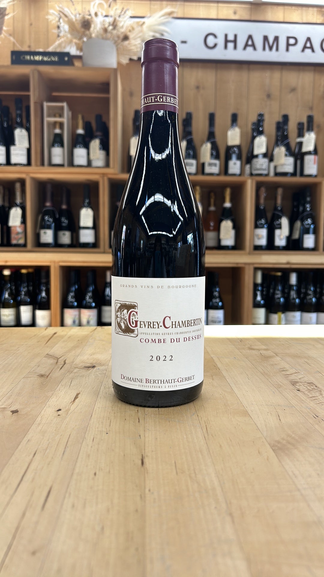 Berthaut-Gerbet, Gevrey-Chambertin "Combe au Dessus" 2022
