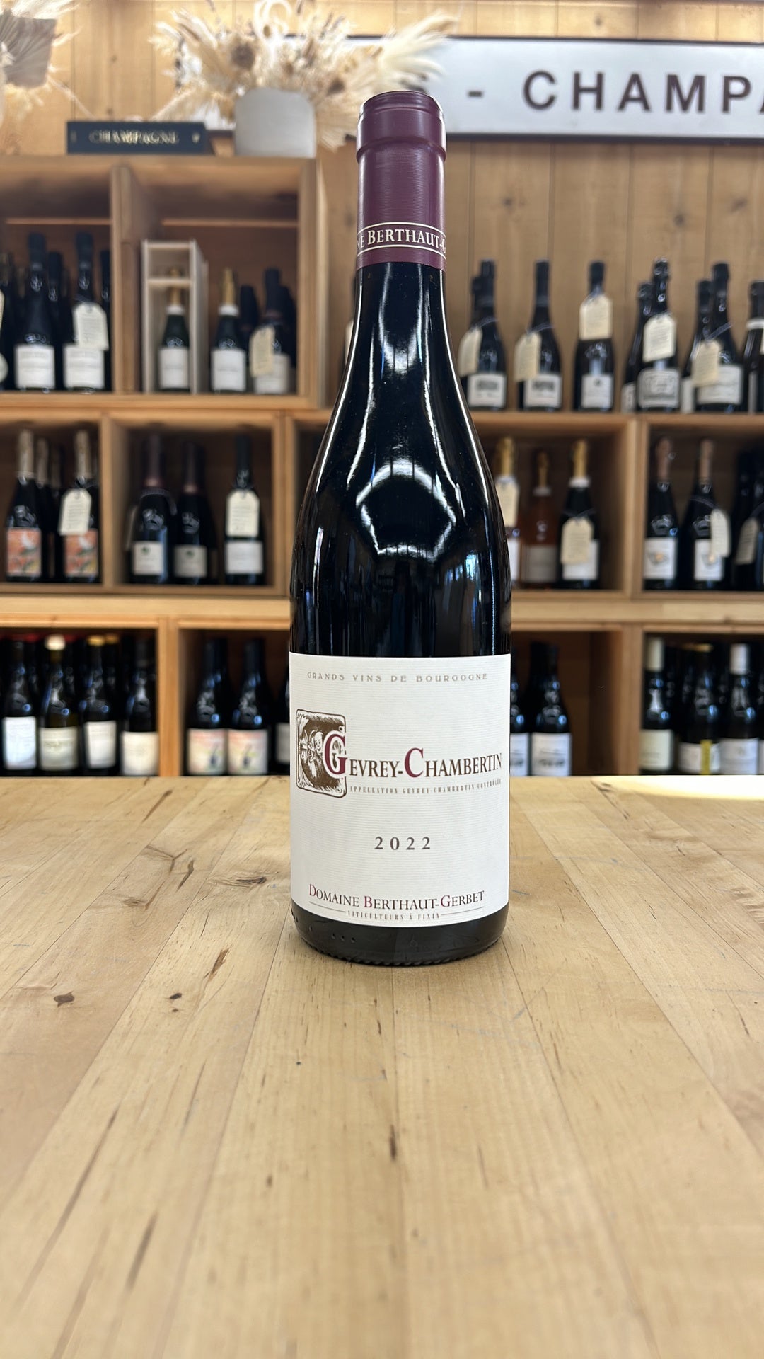 Berthaut-Gerbet, Gevrey-Chambertin 2022