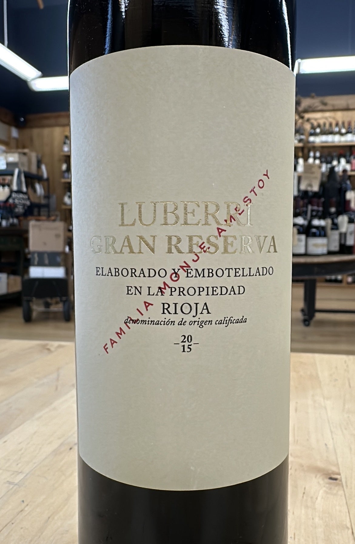 Luberri, Gran Reserva Rioja 2015