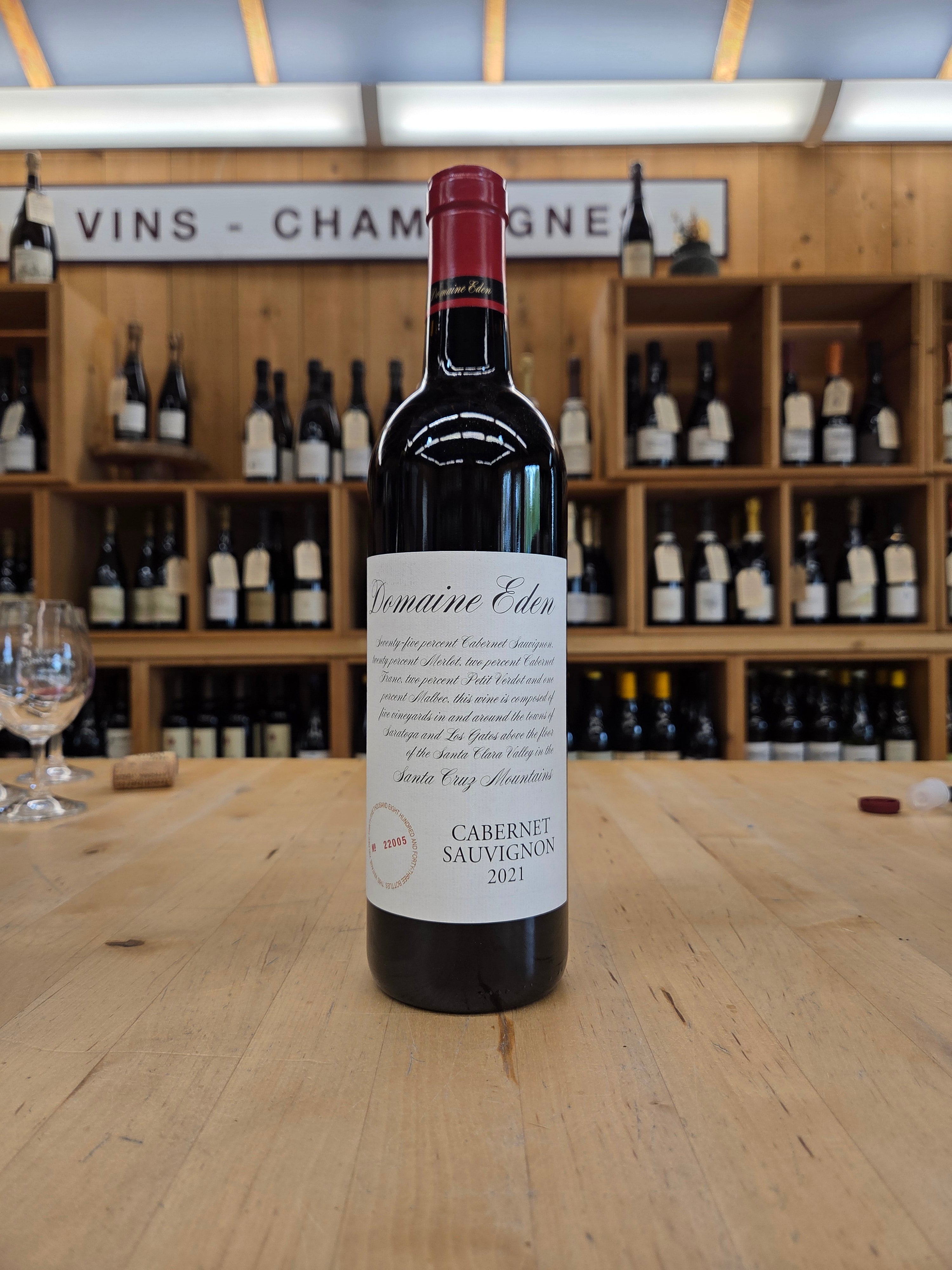 Domaine Eden Cabernet Sauvignon, Santa Cruz Mountains 2021