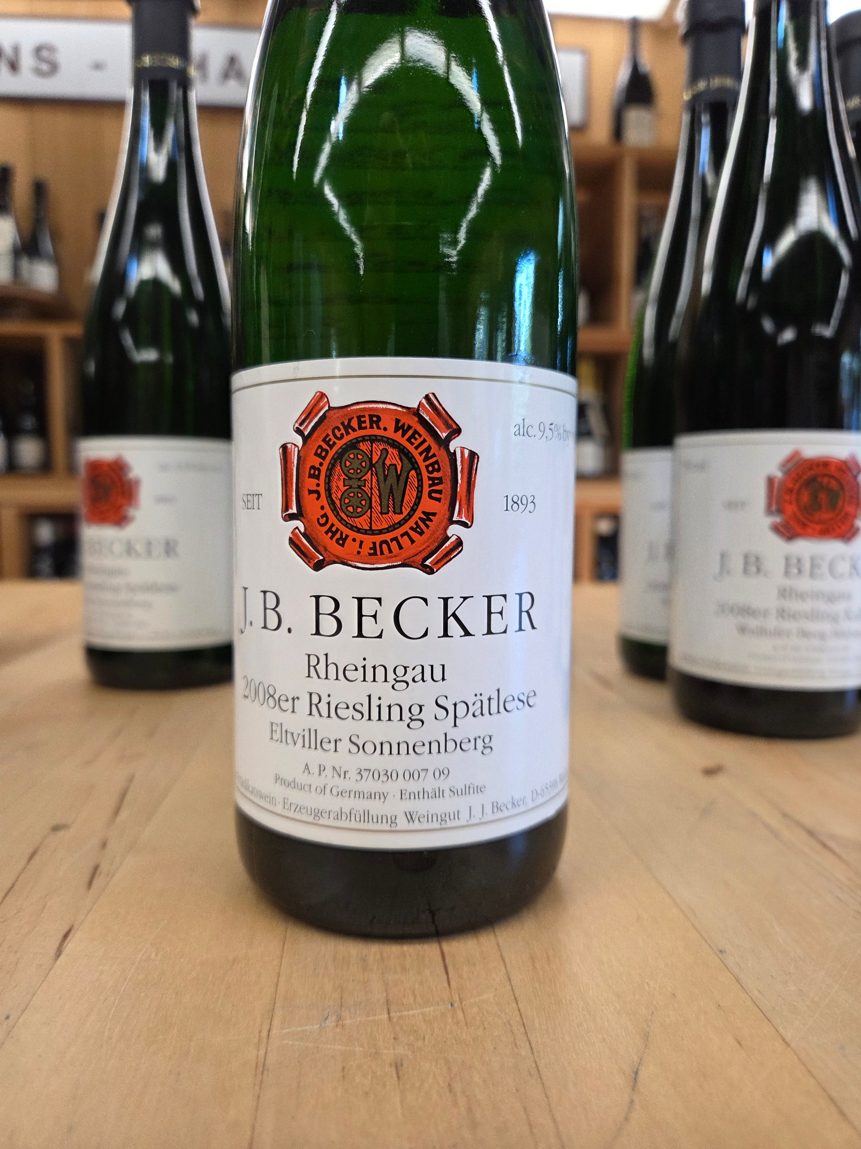 JB Becker Sonnenberg Riesling Spatlese Rheingau 2008