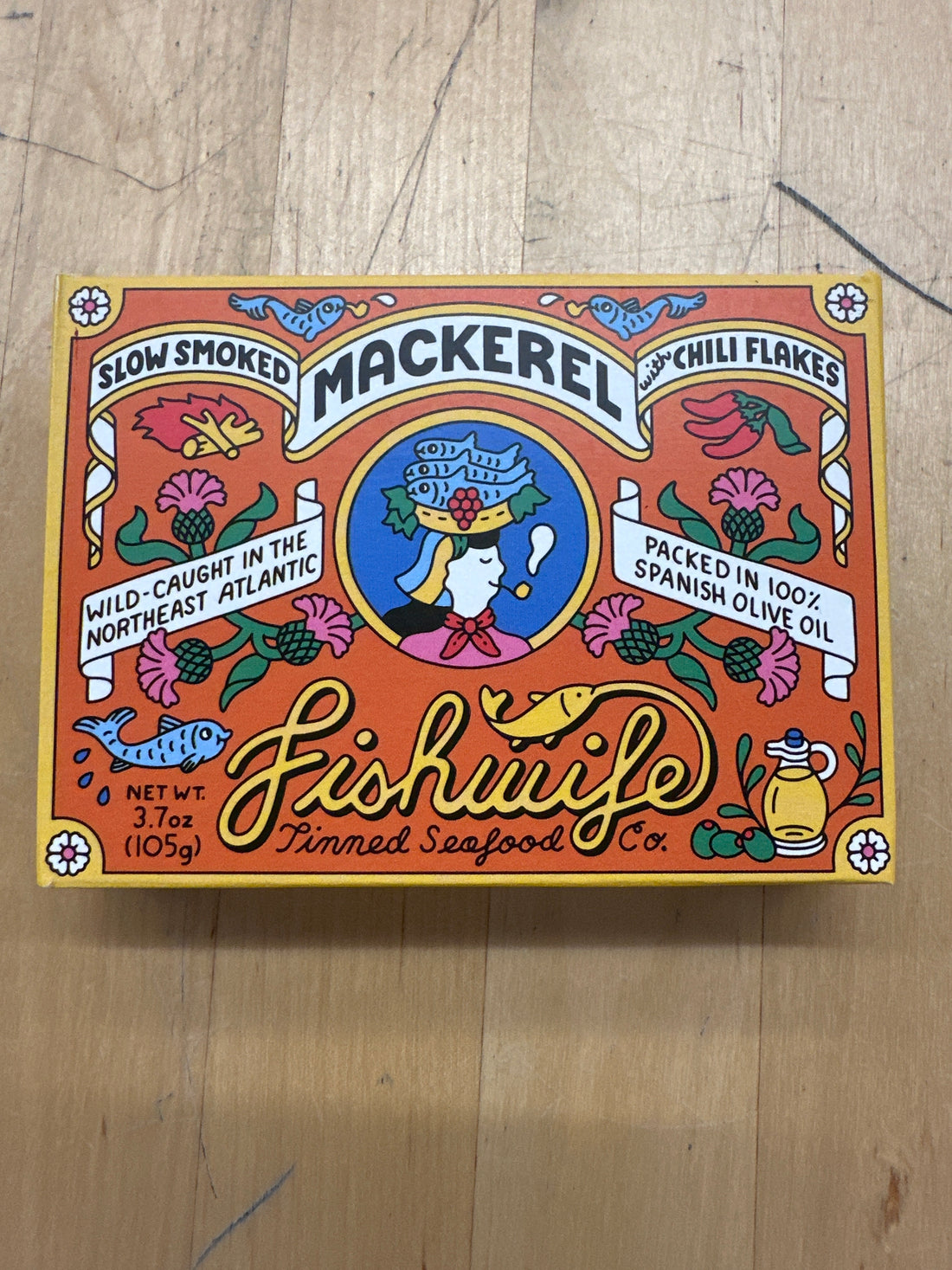 Fishwife, Smoked Mackerel with Chili Flakes