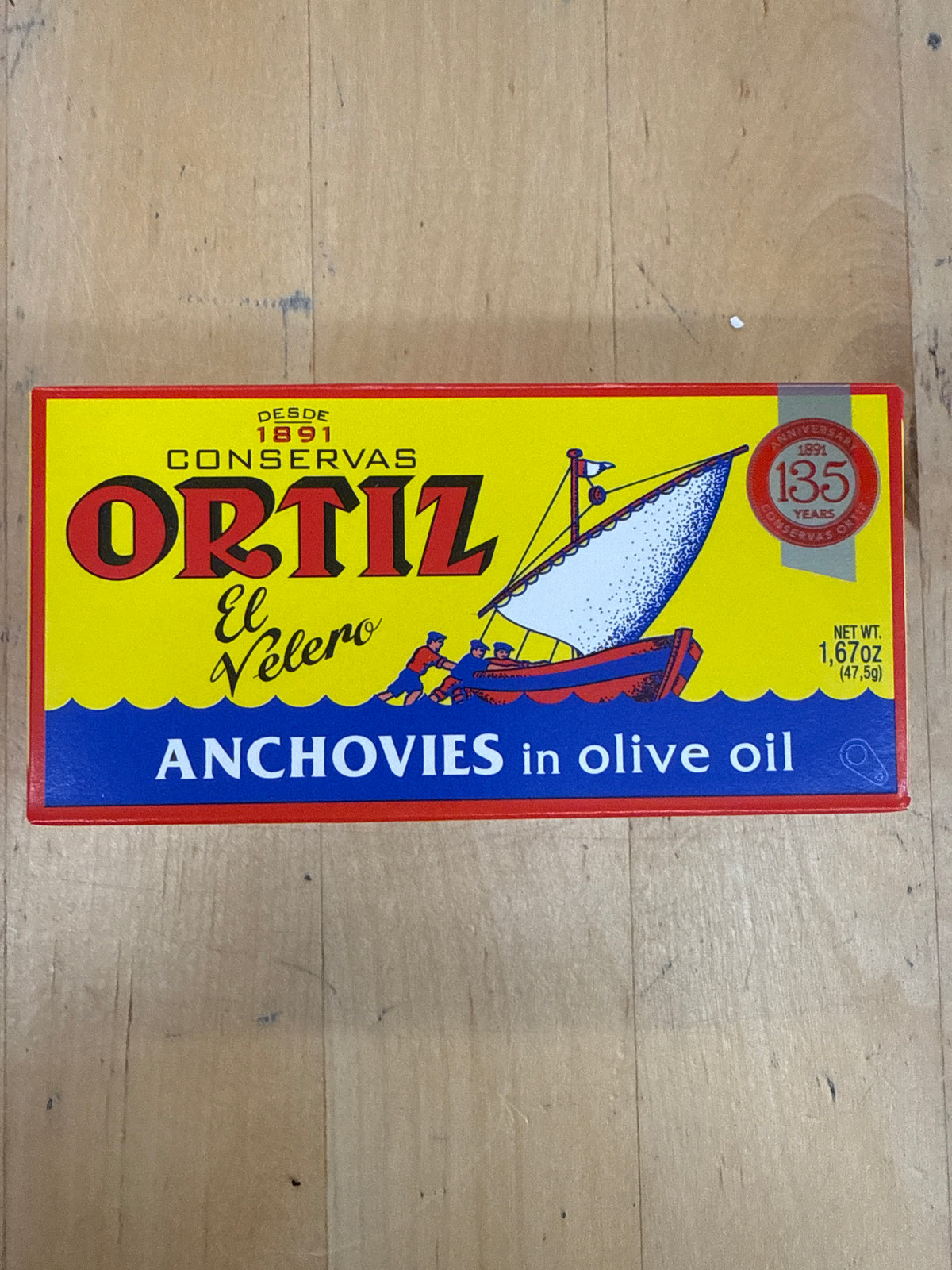 Ortiz Anchovy Fillets Tins