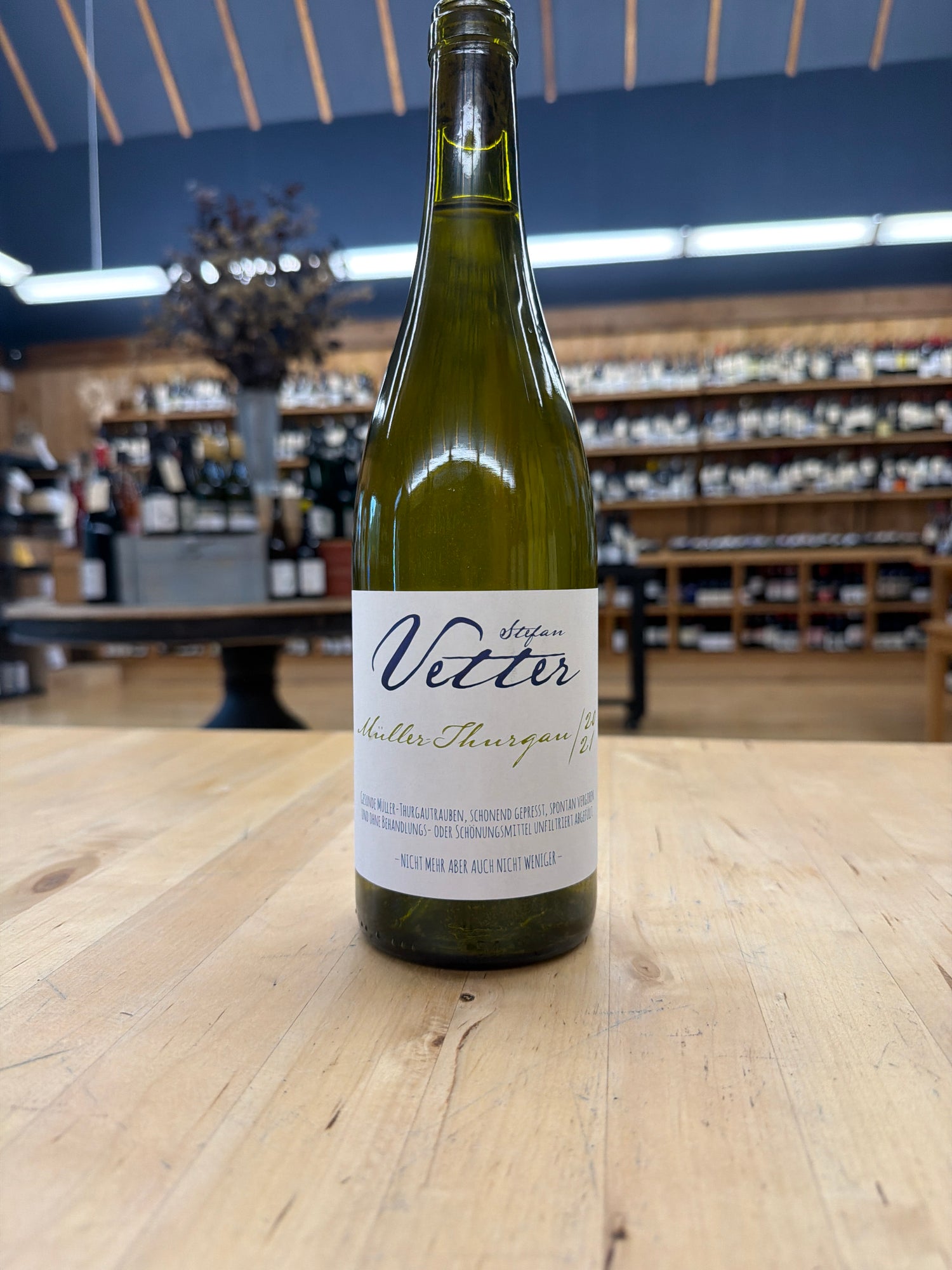 Stefan Vetter Muller-Thurgau Franken, 2021