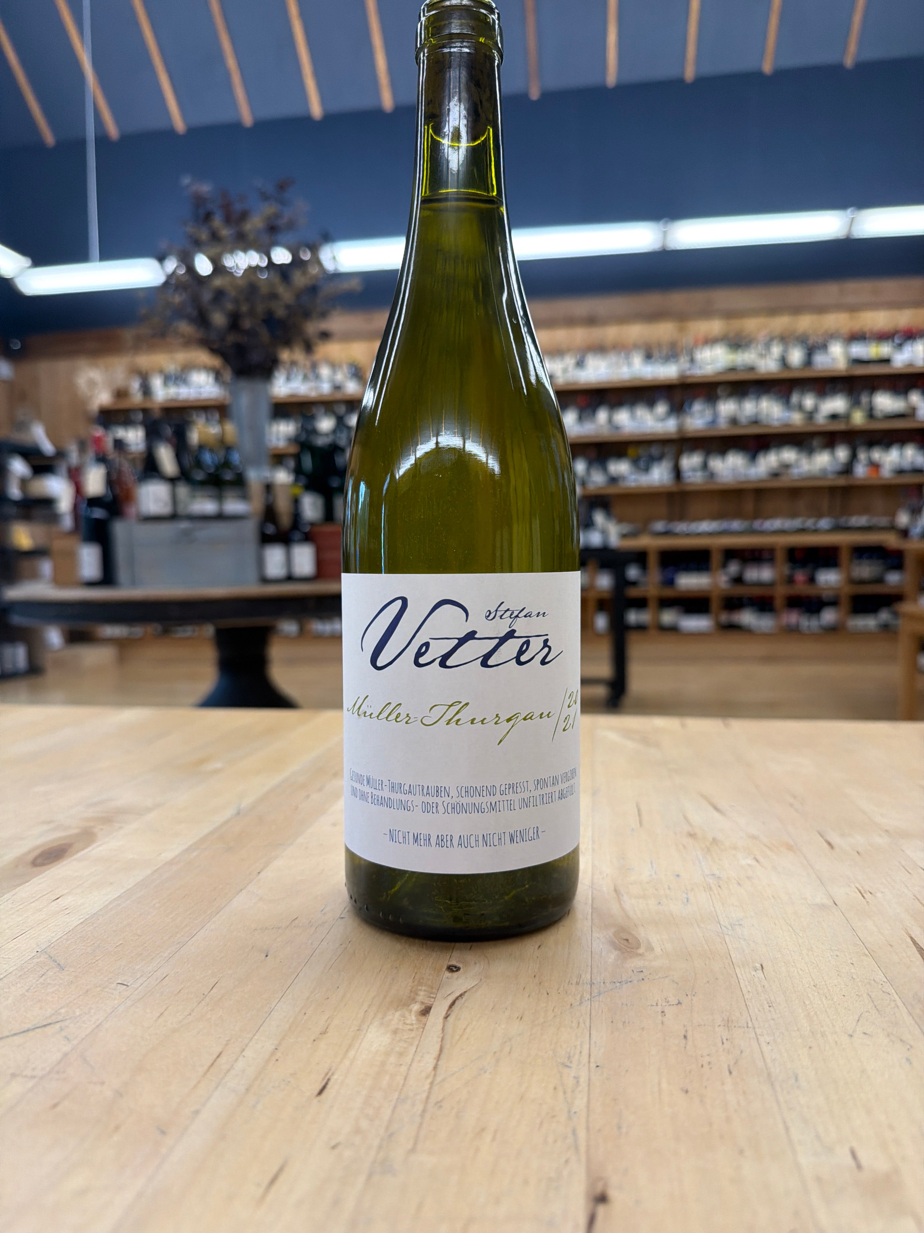 Stefan Vetter Muller-Thurgau Franken, 2021