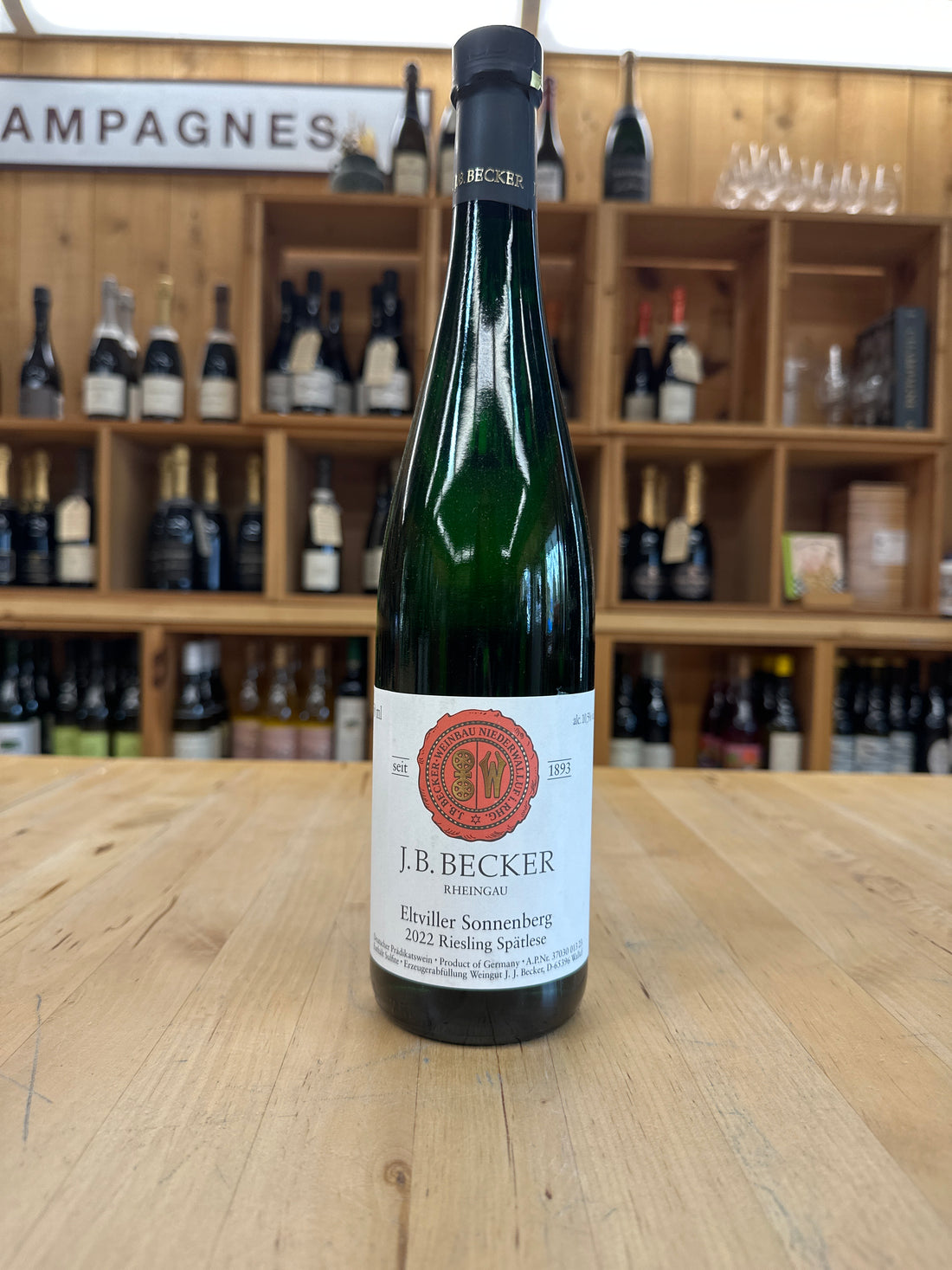 JB Becker Sonnenberg Spatlese Rheingau 2022
