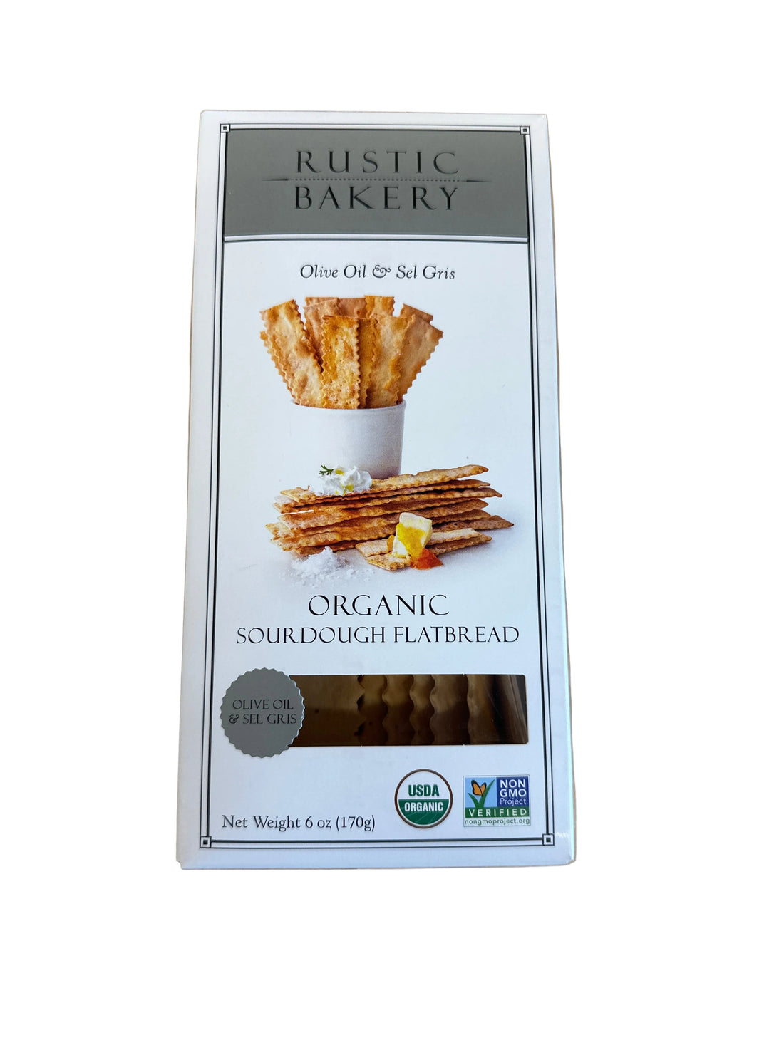 Rustic Flatbread Olive Oil Crackers 6oz