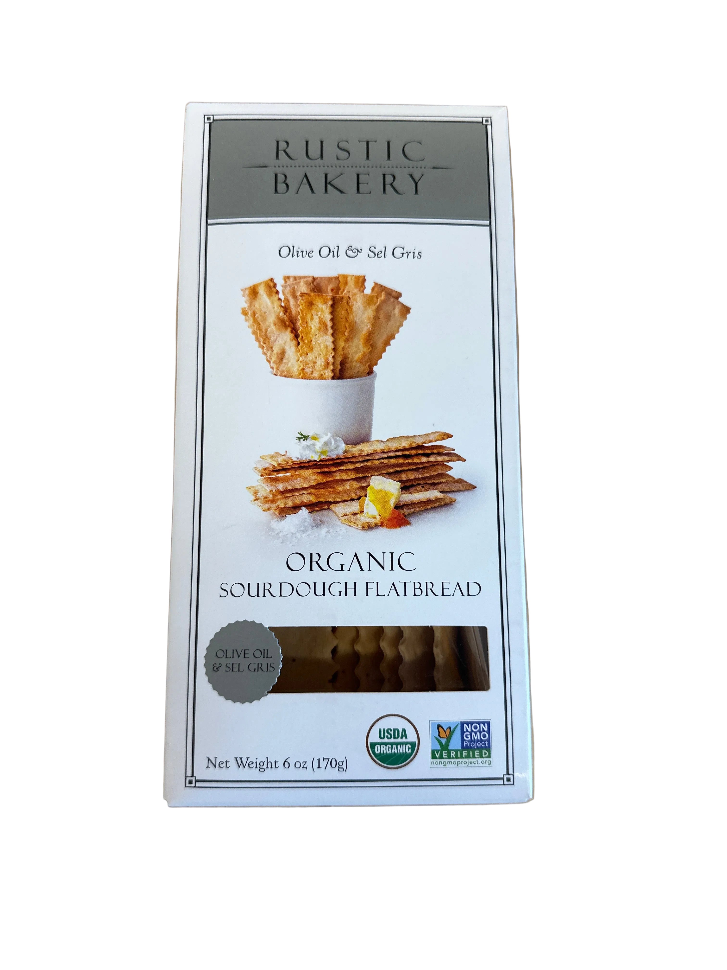 Rustic Flatbread Olive Oil Crackers 6oz