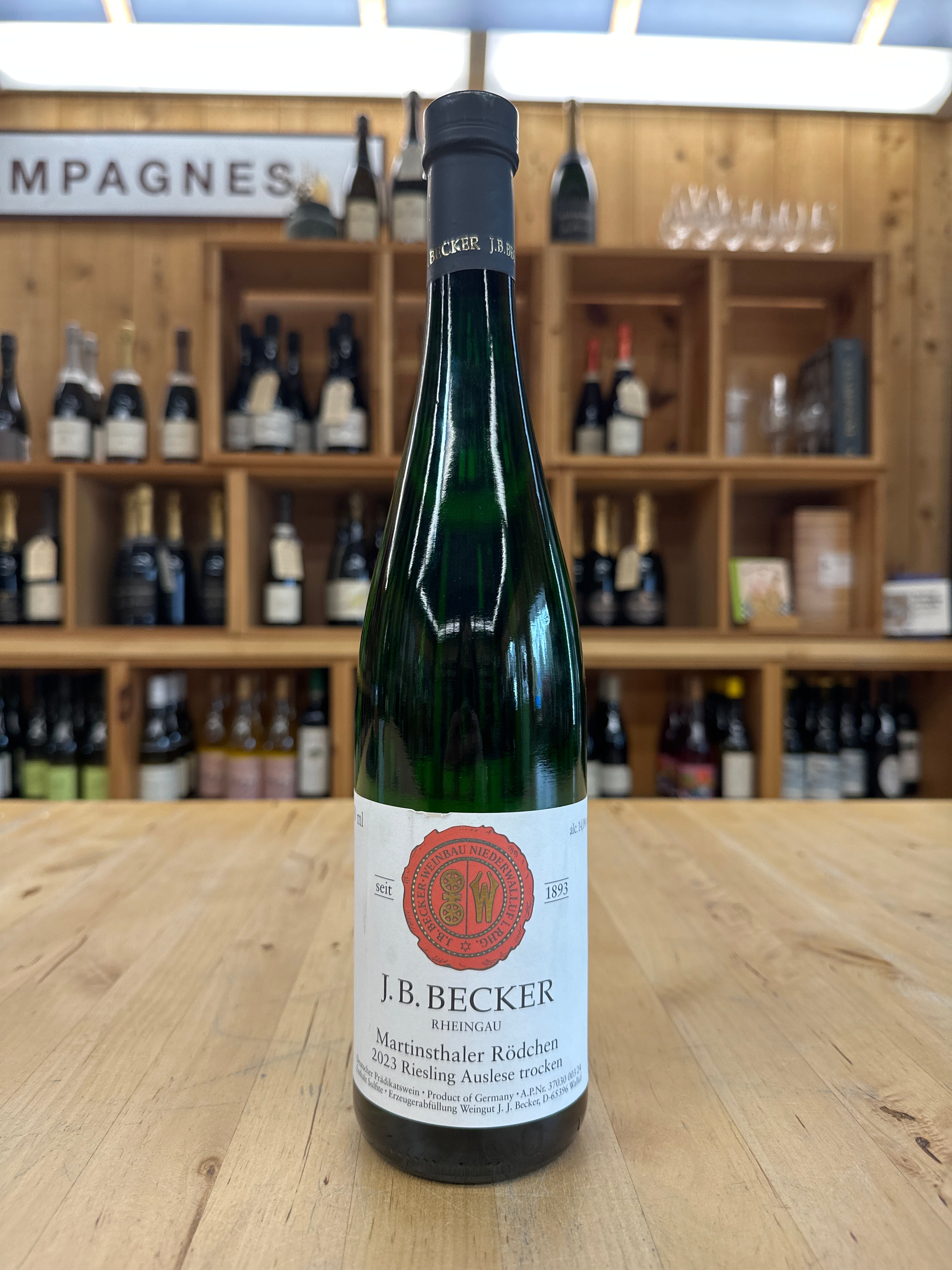 JB Becker, Rodchen Auslese Trocken, Rheingau, Germany 2023