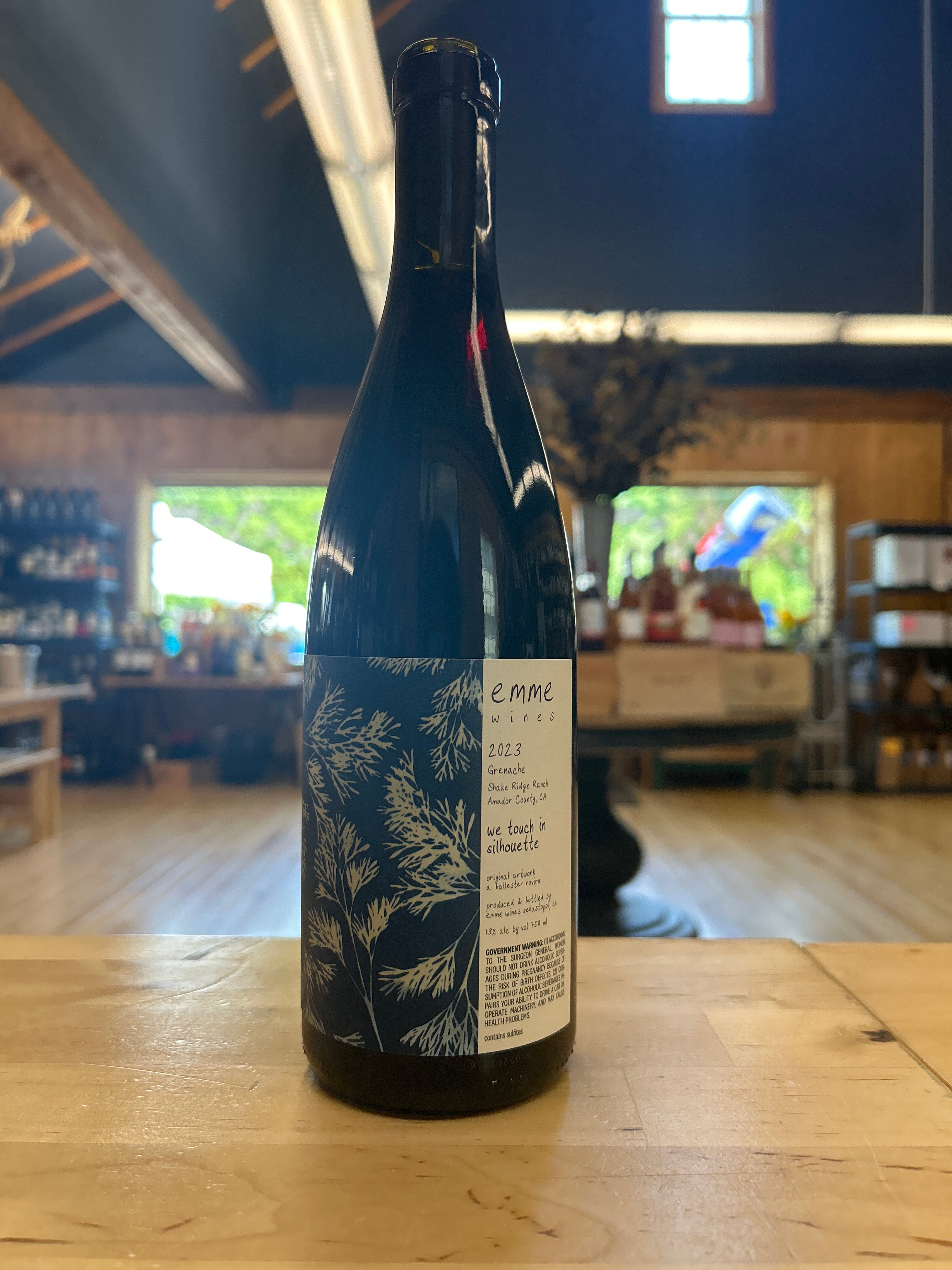 Emme, We Touch in Silhouette, Grenache, Amador County, California 2023