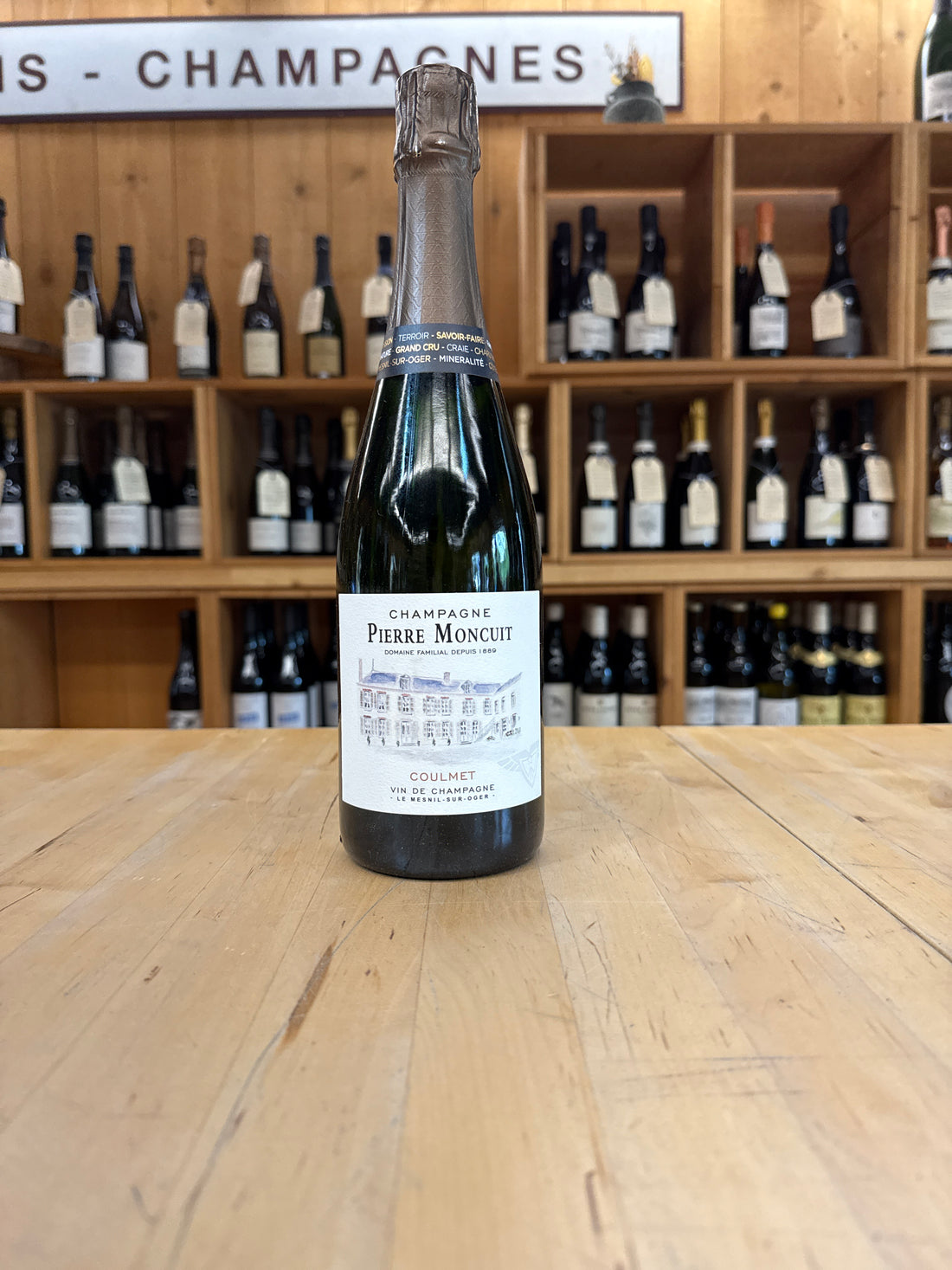 Pierre Moncuit, Cuvée Hugues de Coulmet Brut, Sézanne, Champagne NV