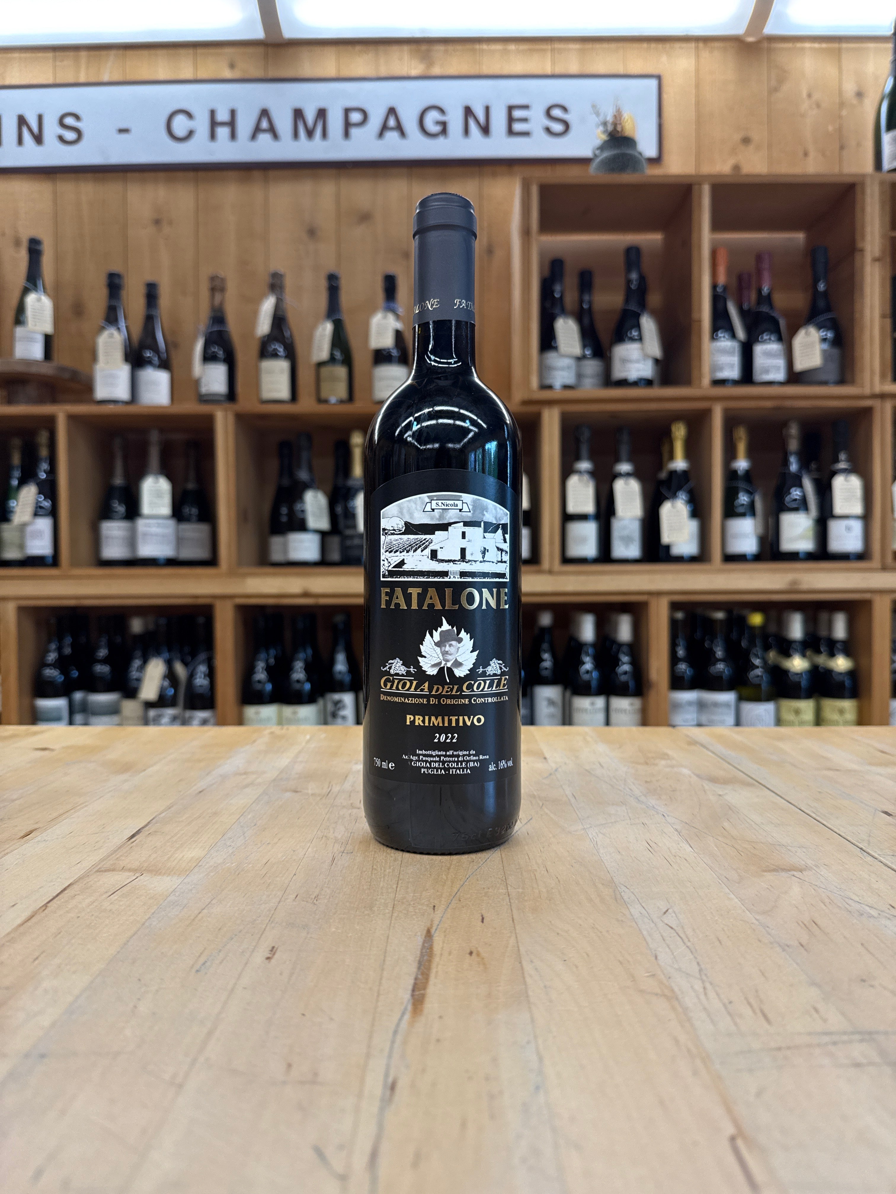Fatalone, Primitivo Riserva, Gioia del Colle, Puglia 2022