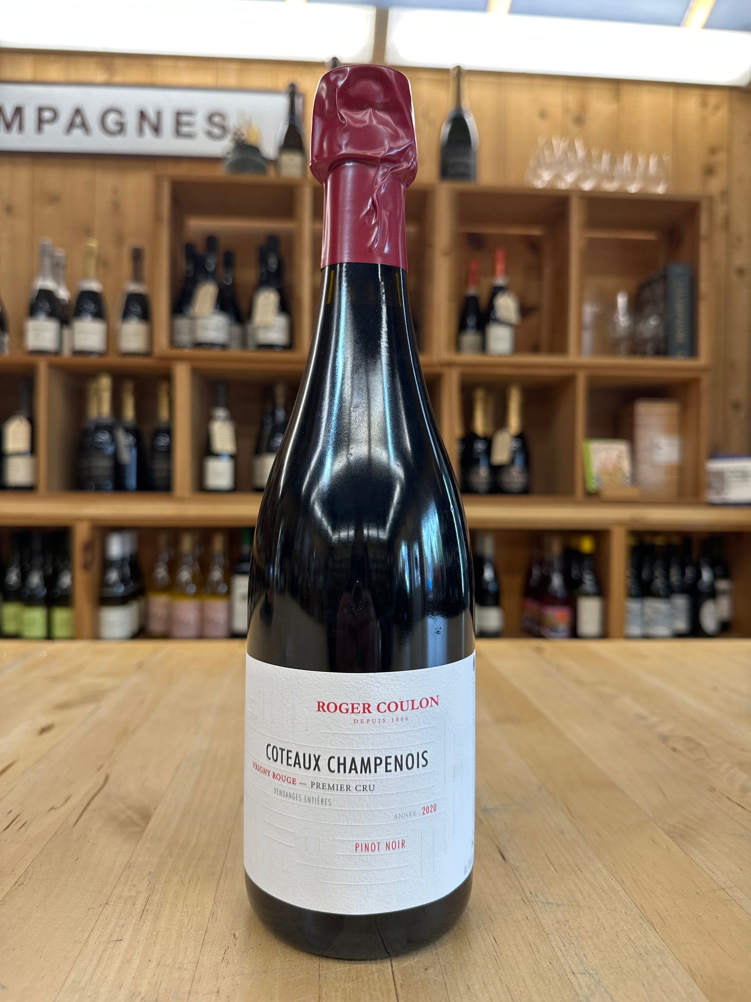 Roger Coulon, Vrigny Rouge, Pinot Noir, Coteaux Champenois 2020