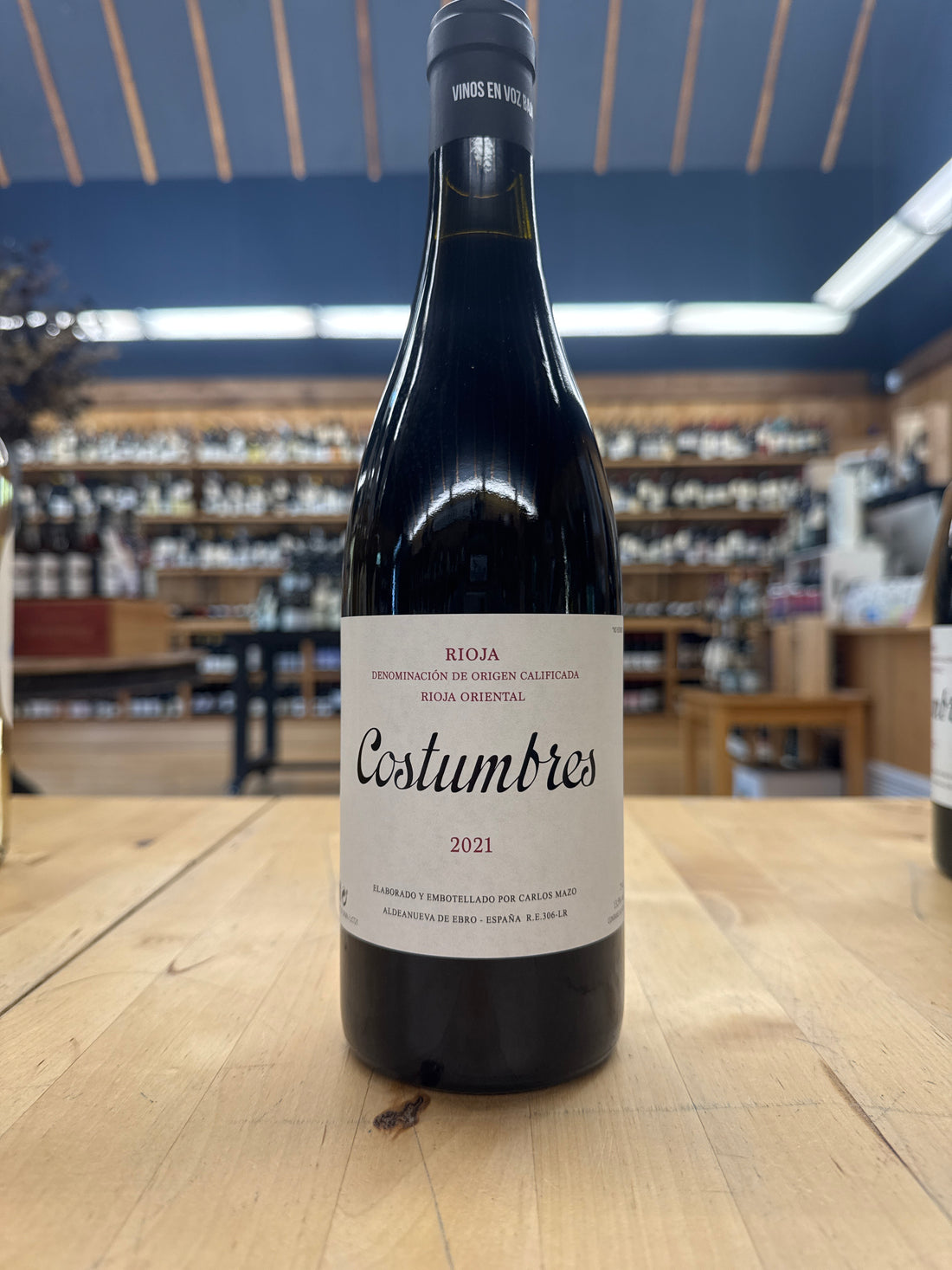 Vinos en Voz Rioja Baja &quot;Costumbres Tinto&quot; 2021