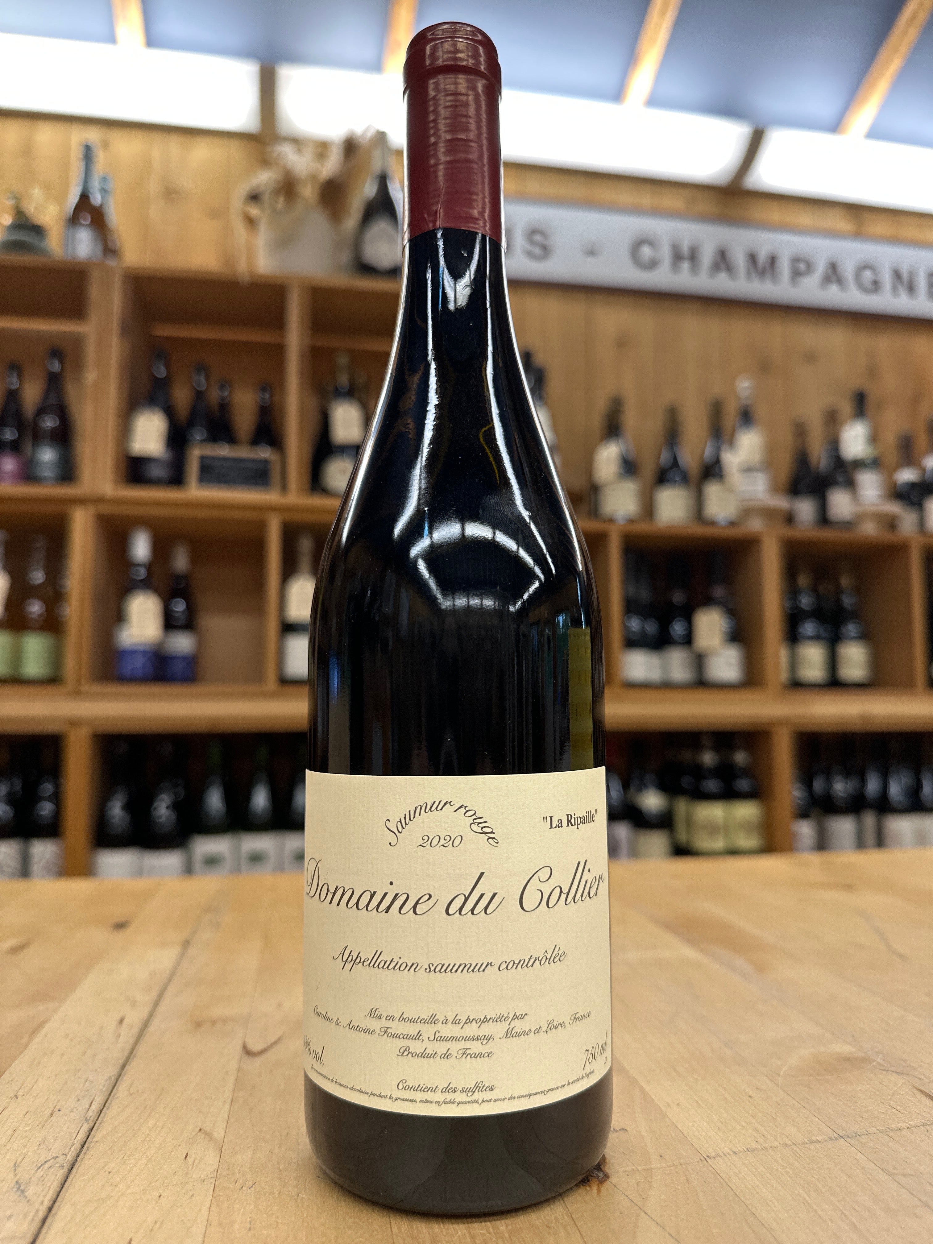 Domaine du Collier, Saumur, La Ripaille, Loire Valley 2020