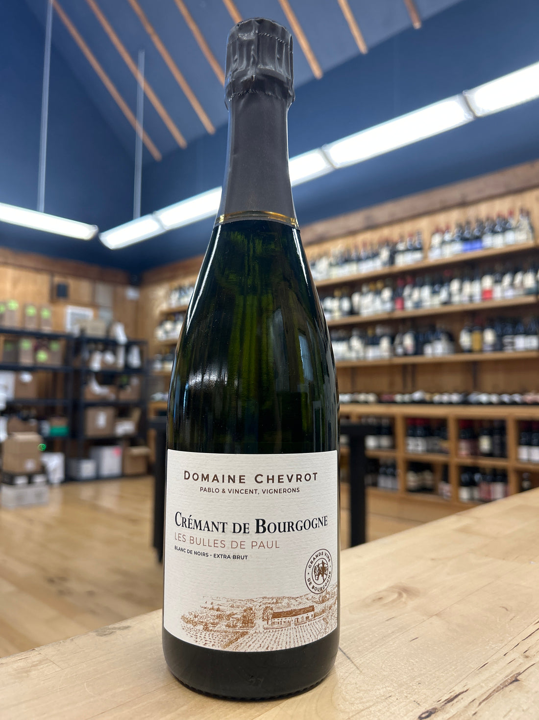 Domaine Chevrot Cremant de Bourgogne Les Bulles de Paul, Brut NV, Burgundy