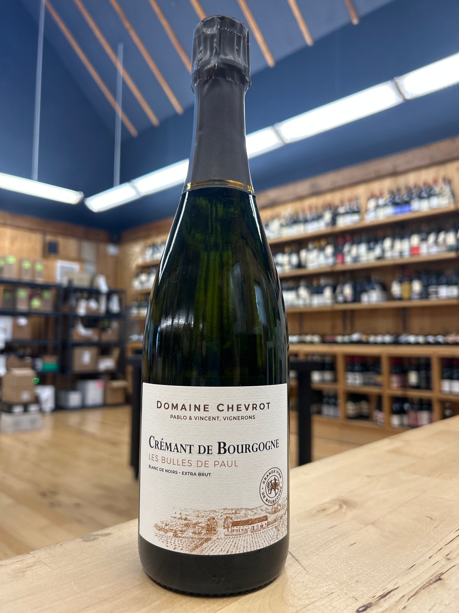 Domaine Chevrot Cremant de Bourgogne Les Bulles de Paul, Brut NV, Burgundy