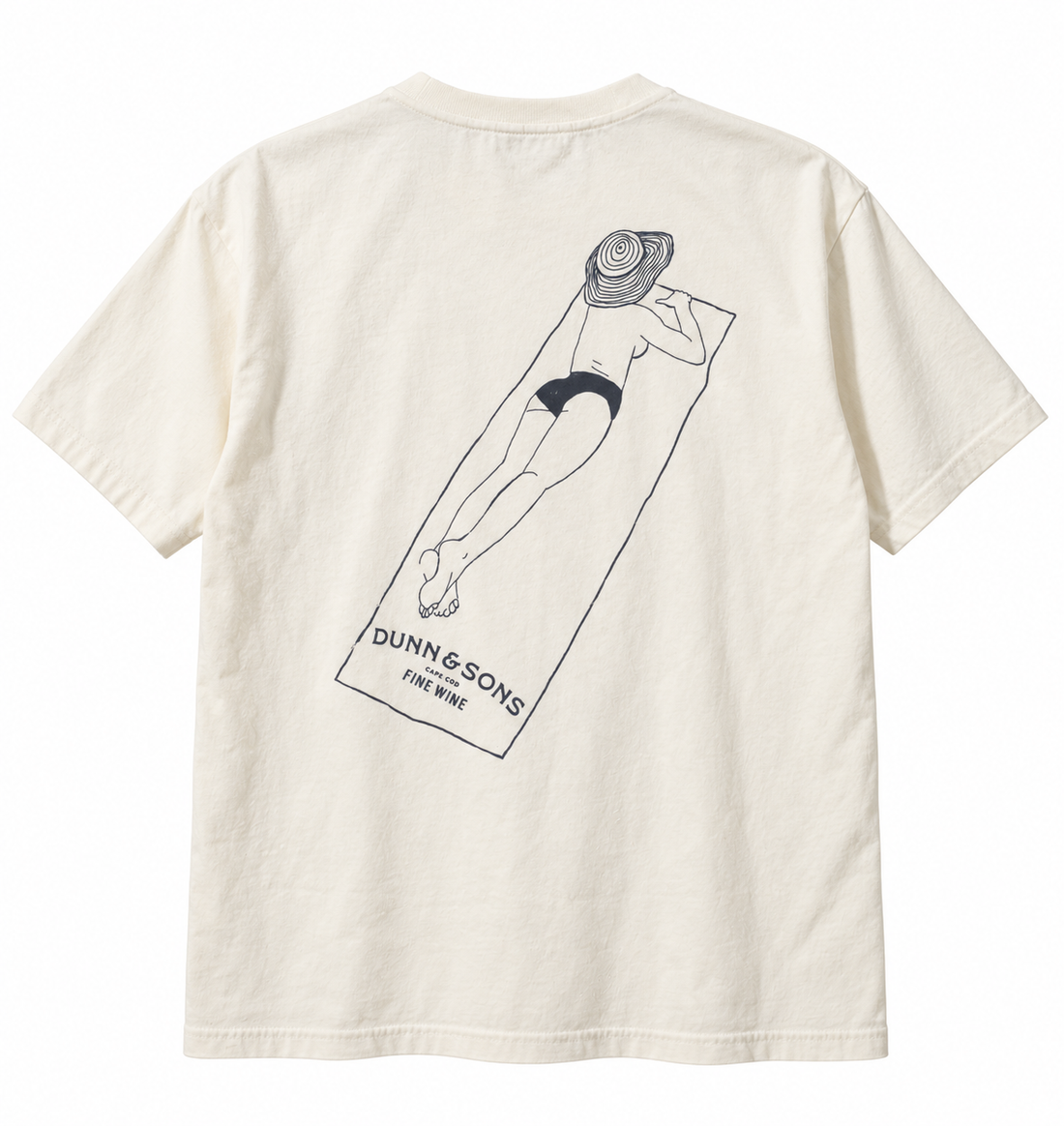 Dunn and Sons Beach Graphic T-Shirt, Sand, Medium