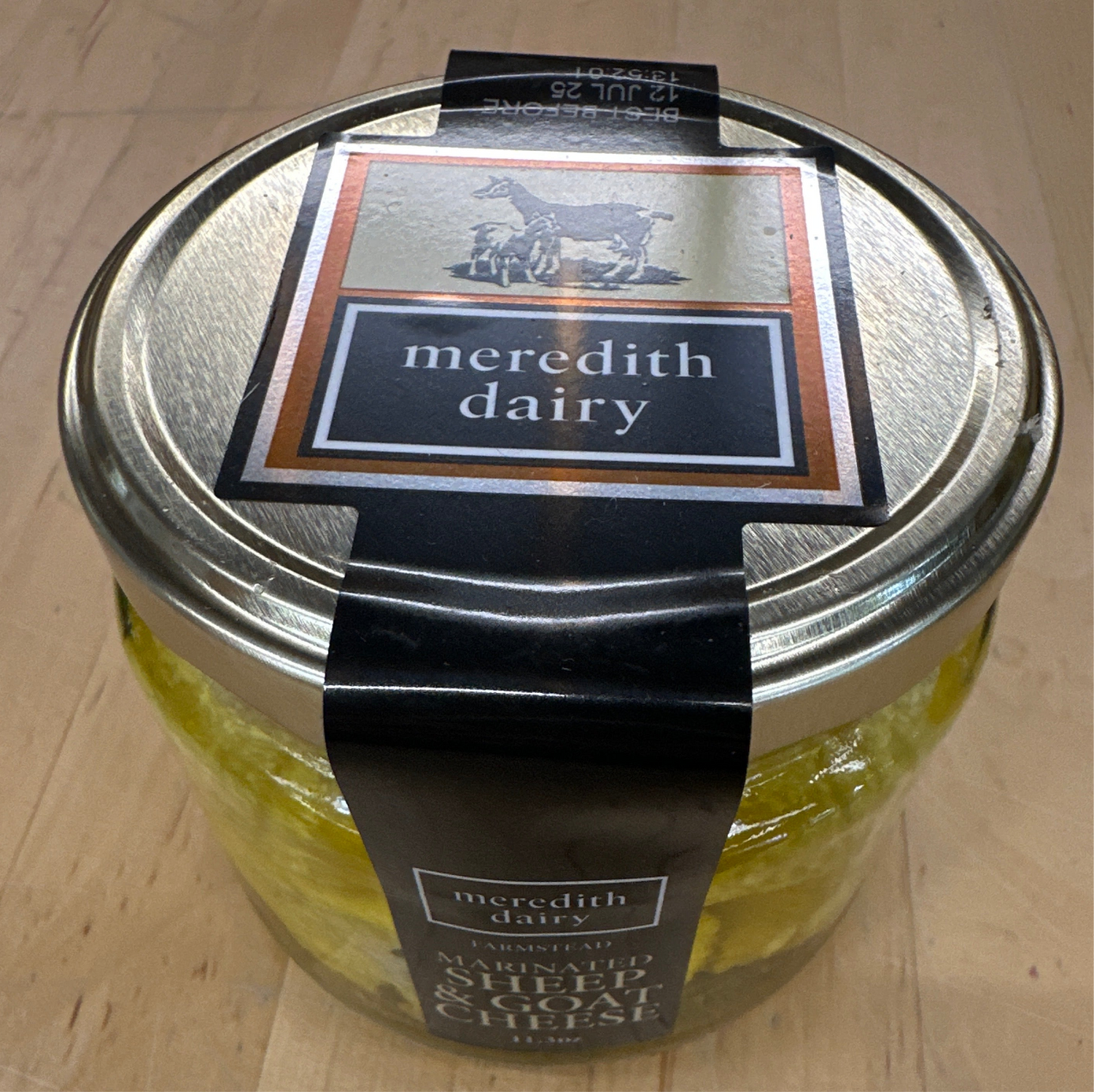 Marinated Goat Cheese, Meredith Dairy