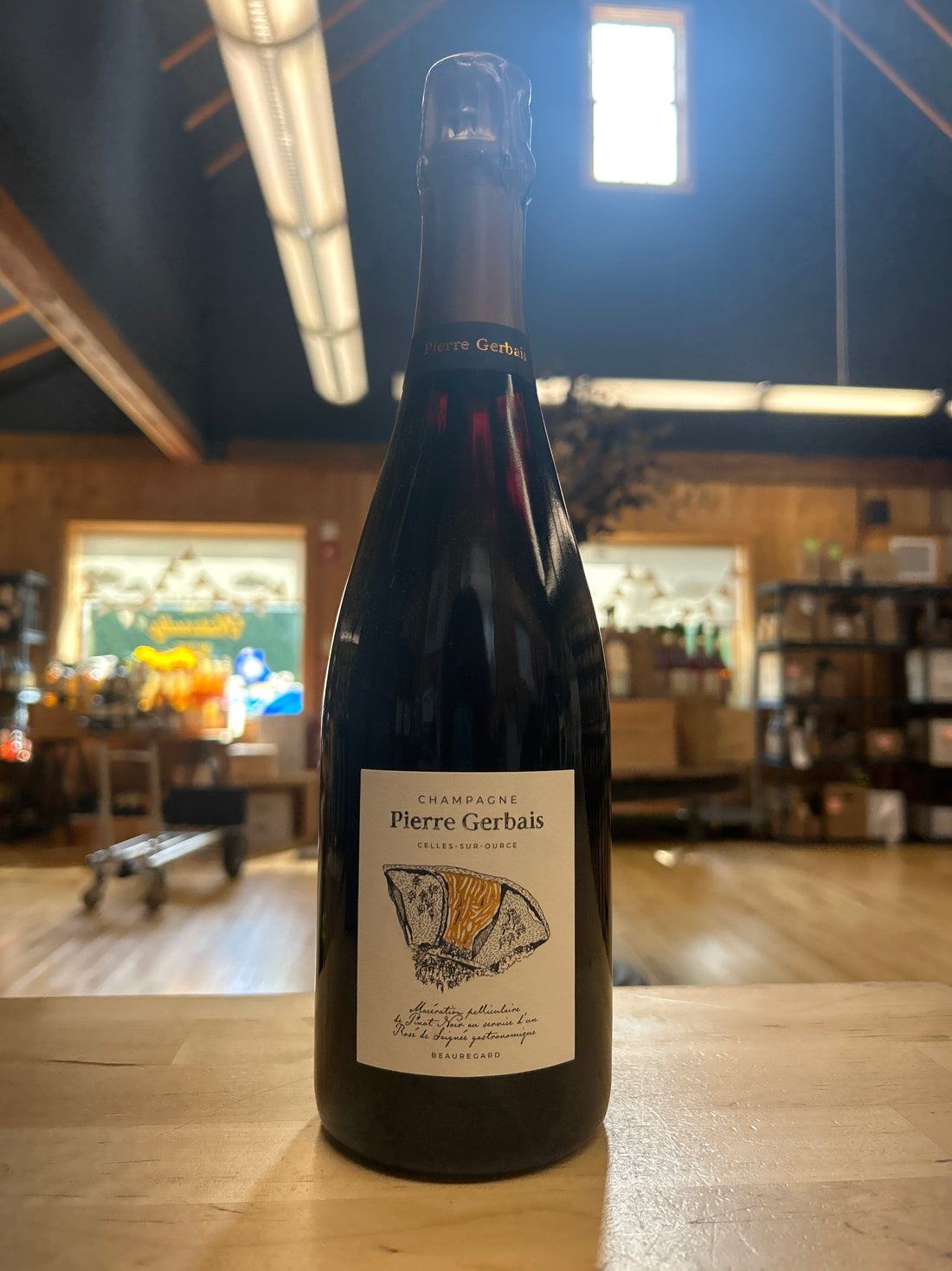 Gerbais, Beauregard Rose de Saignee Extra Brut, Champagne NV