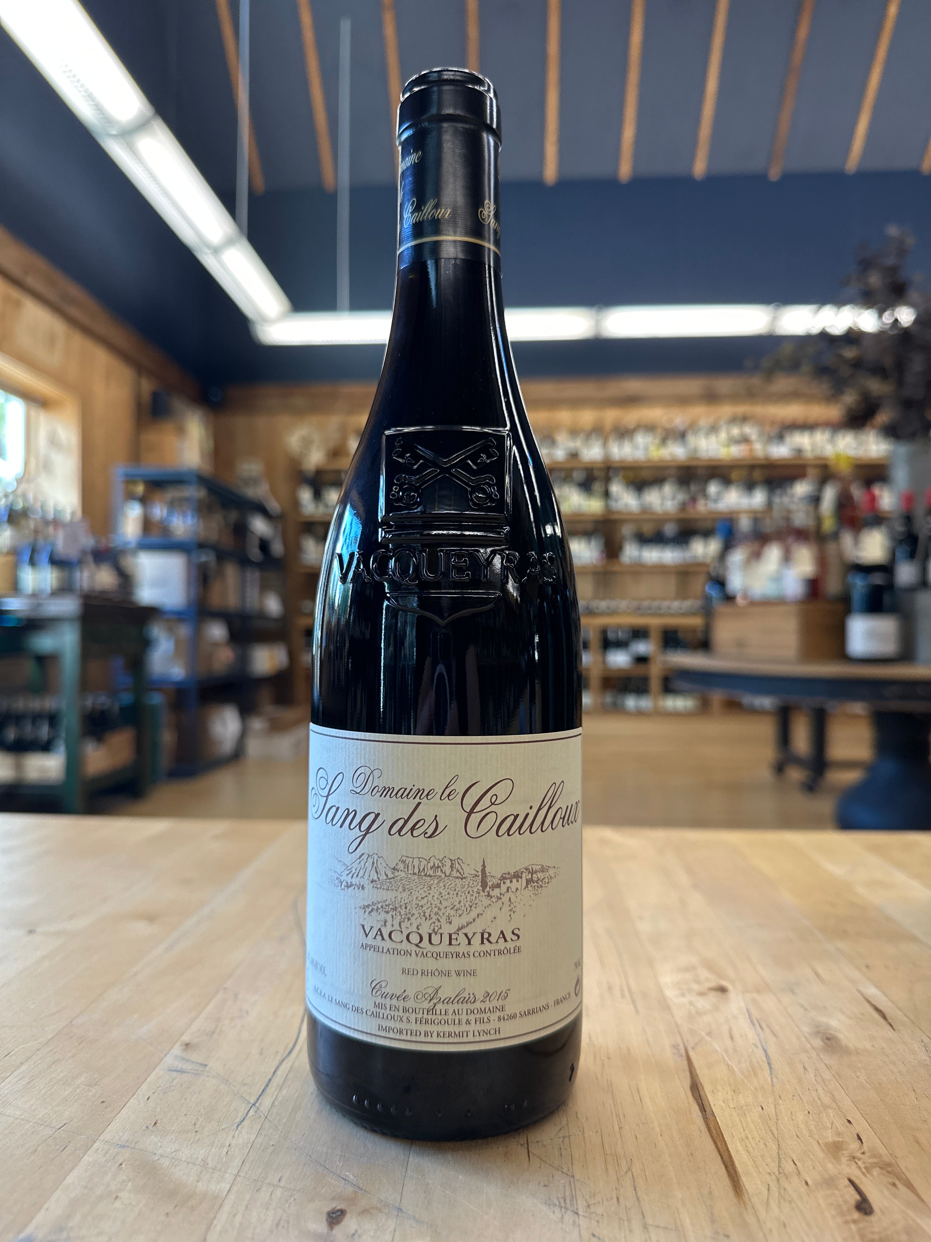 Domaine le Sang des Cailloux, Cuvee Azalais, Southern Rhone 2015
