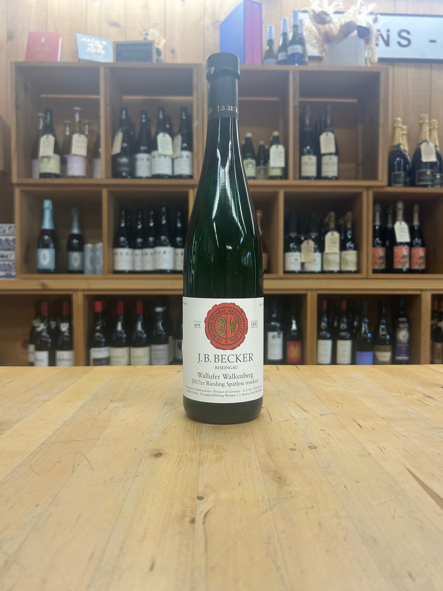 JB Becker, Walkenberg, Riesling Spatlese Trocken 2017