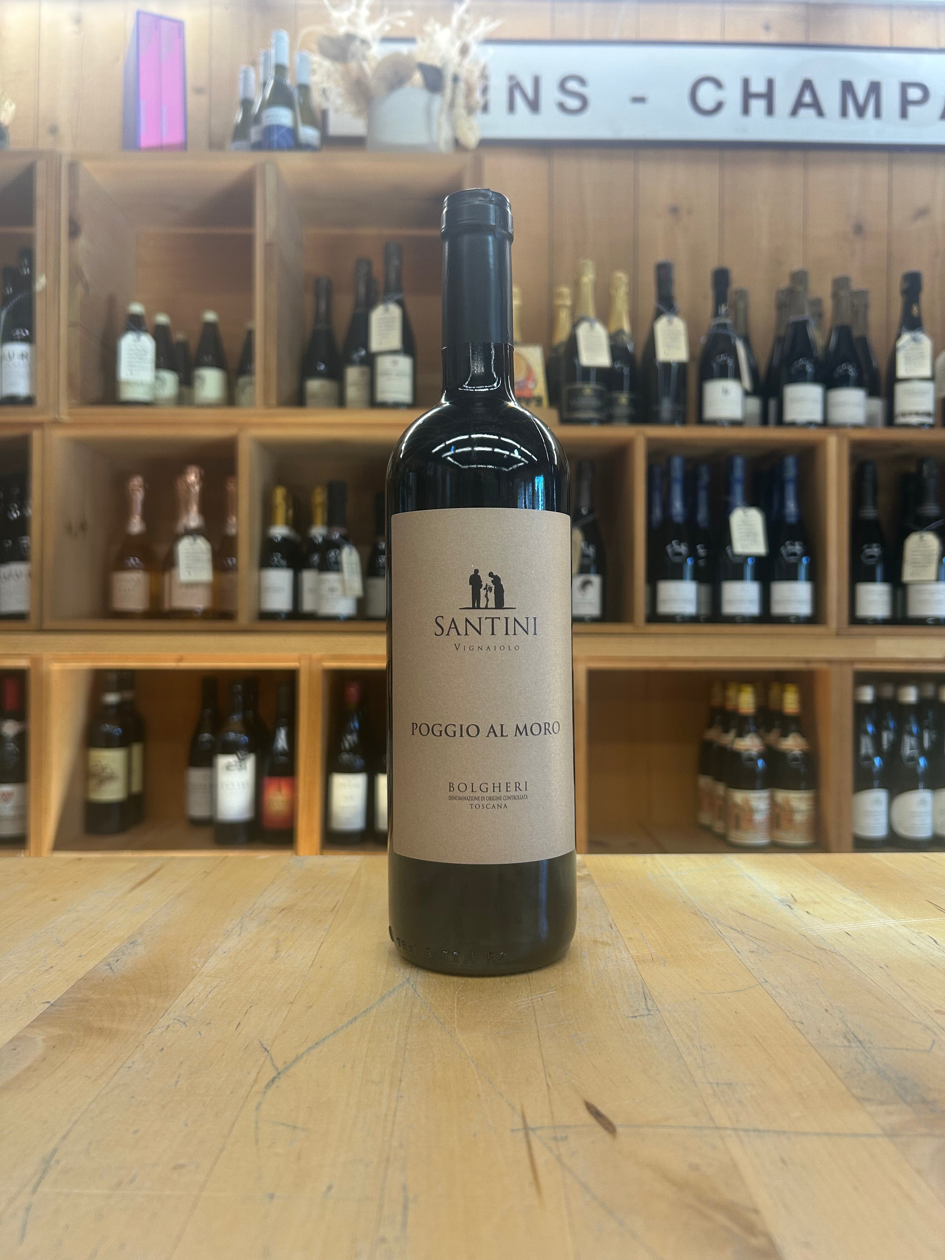Santini, Poggio al Moro, Bolgheri DOC, Tuscany, Italy, 2023