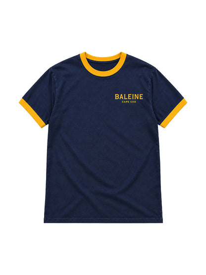 Baleine Contrast Oyster And Caviar T-Shirt