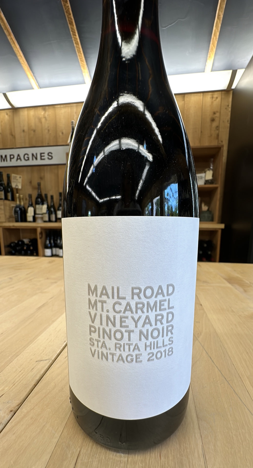 Mail Road, Pinot Noir, Mt. Carmel, Sta. Rita 2018