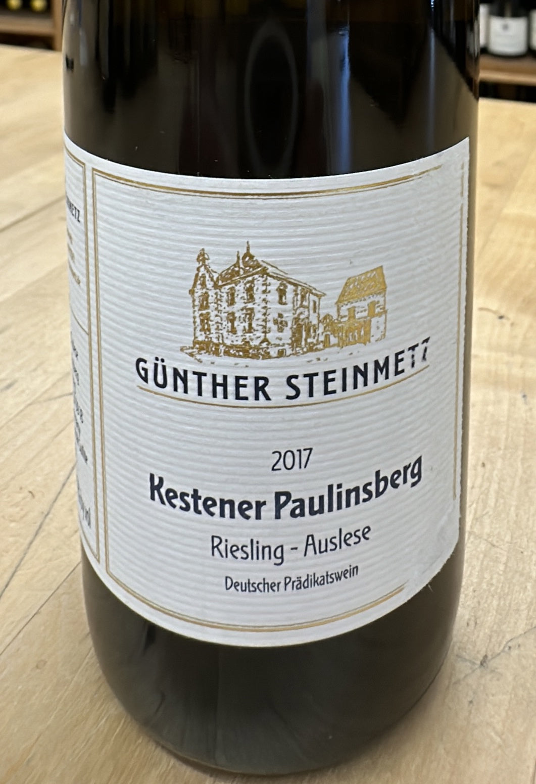 Gunther Steinmetz, Kestener Paulinsberg Auslese Goldkap 2017 375ml