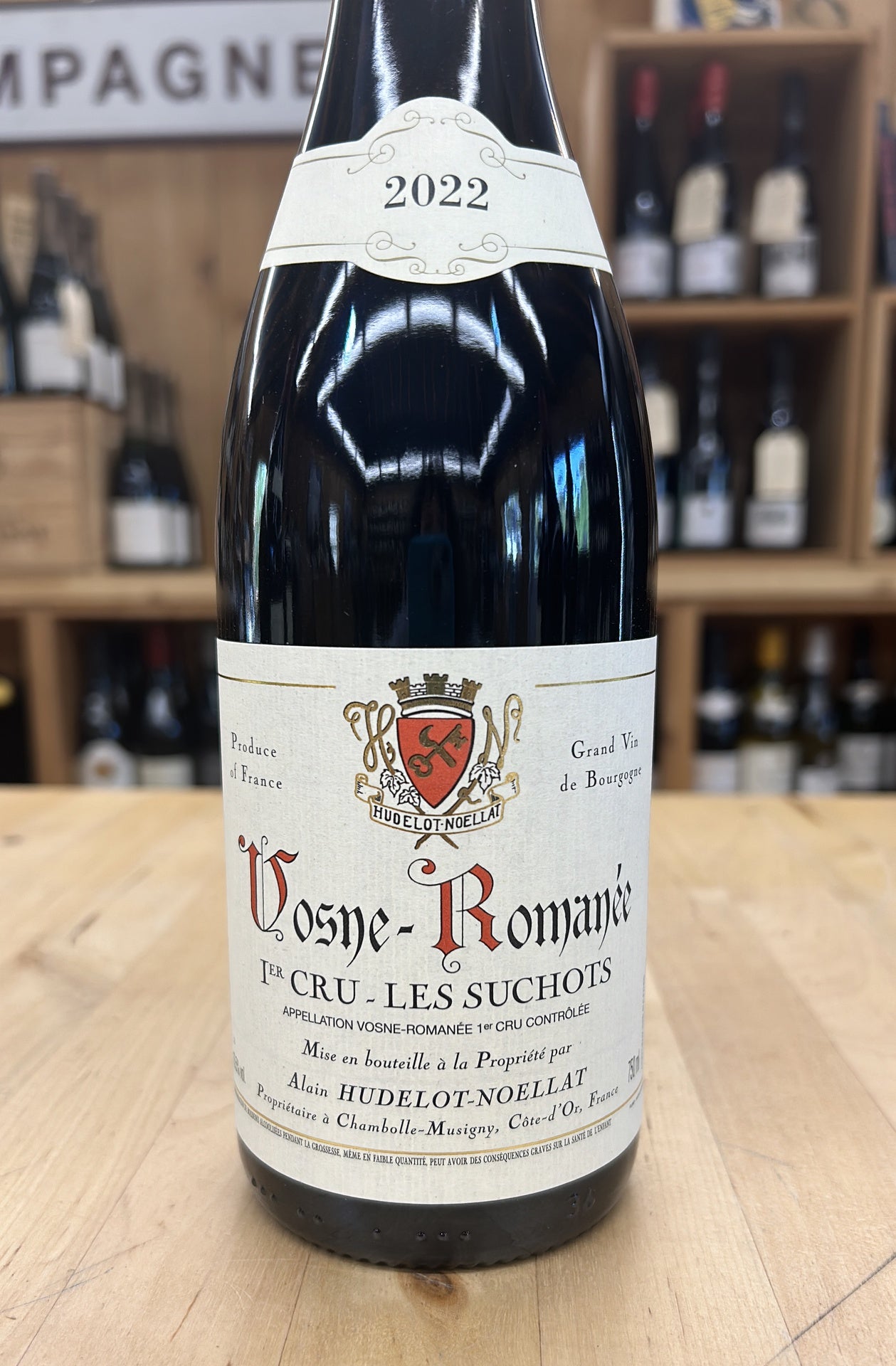 Hudelot-Noellat, Les Suchots, Vosne-Romanee 2022 1er Cru