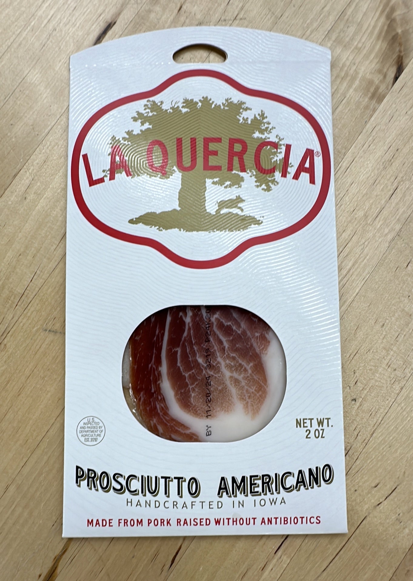 La Querica, Sliced Prosciutto