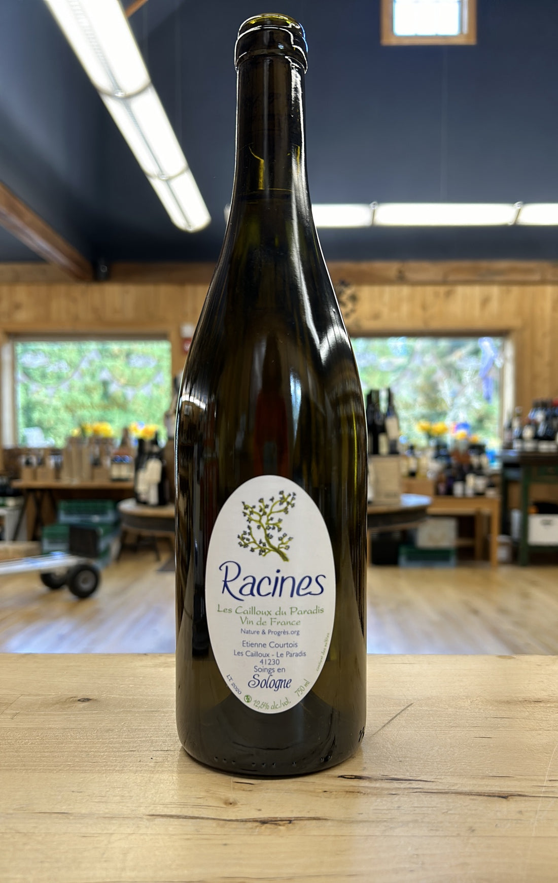 Claude Courtois, Les Cailloux du Paradis, Racines Blanc, Loire Valley