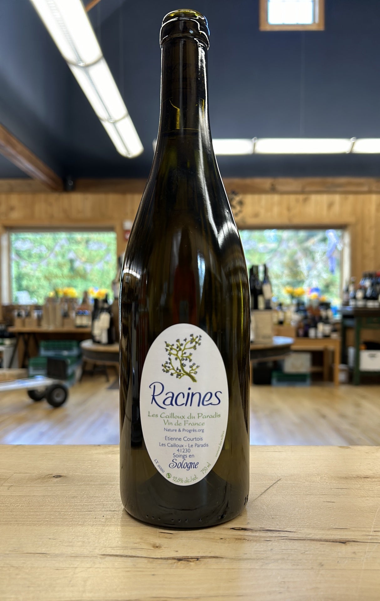 Claude Courtois, Les Cailloux du Paradis, Racines Blanc, Loire Valley