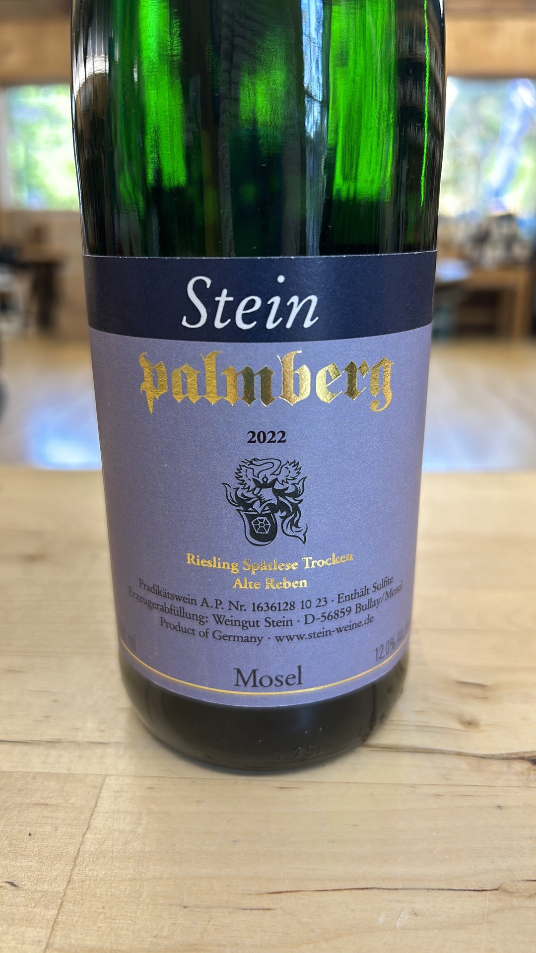 Stein, Palmberg, Spatlese Trocken, Mosel, Germany 2022