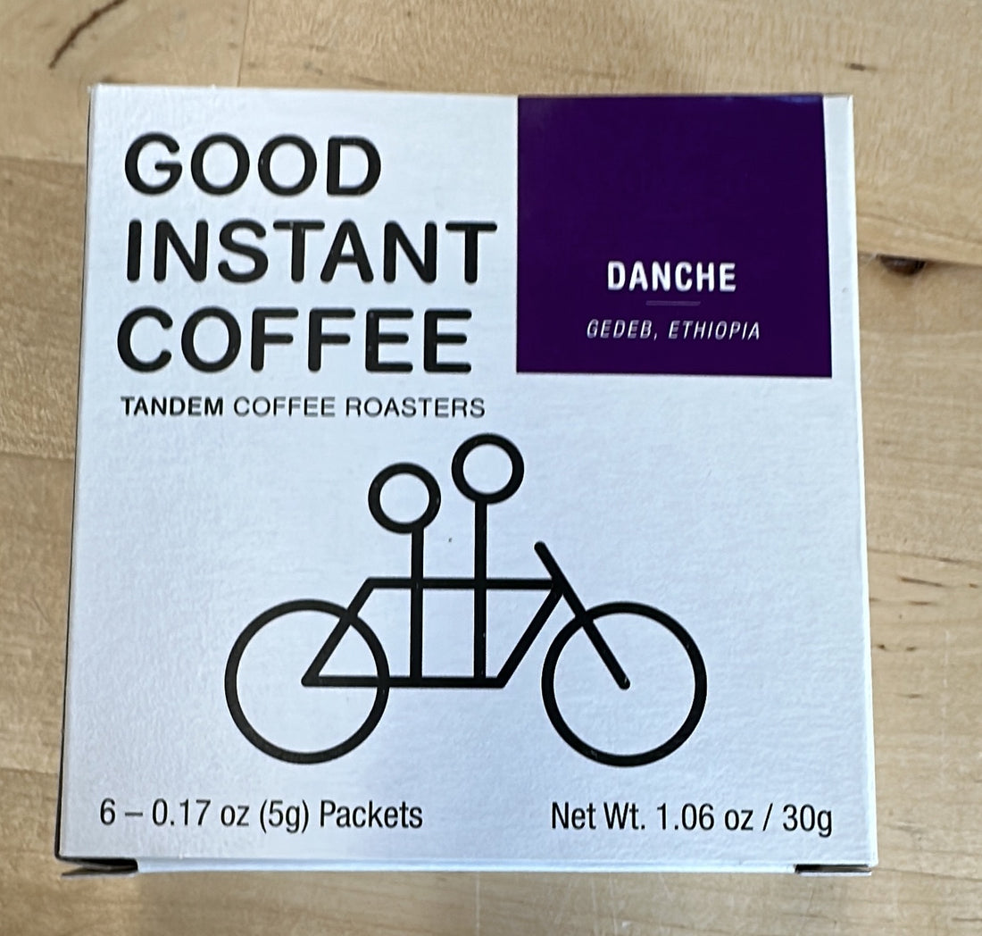 Tandem,, good instant coffee, Danche