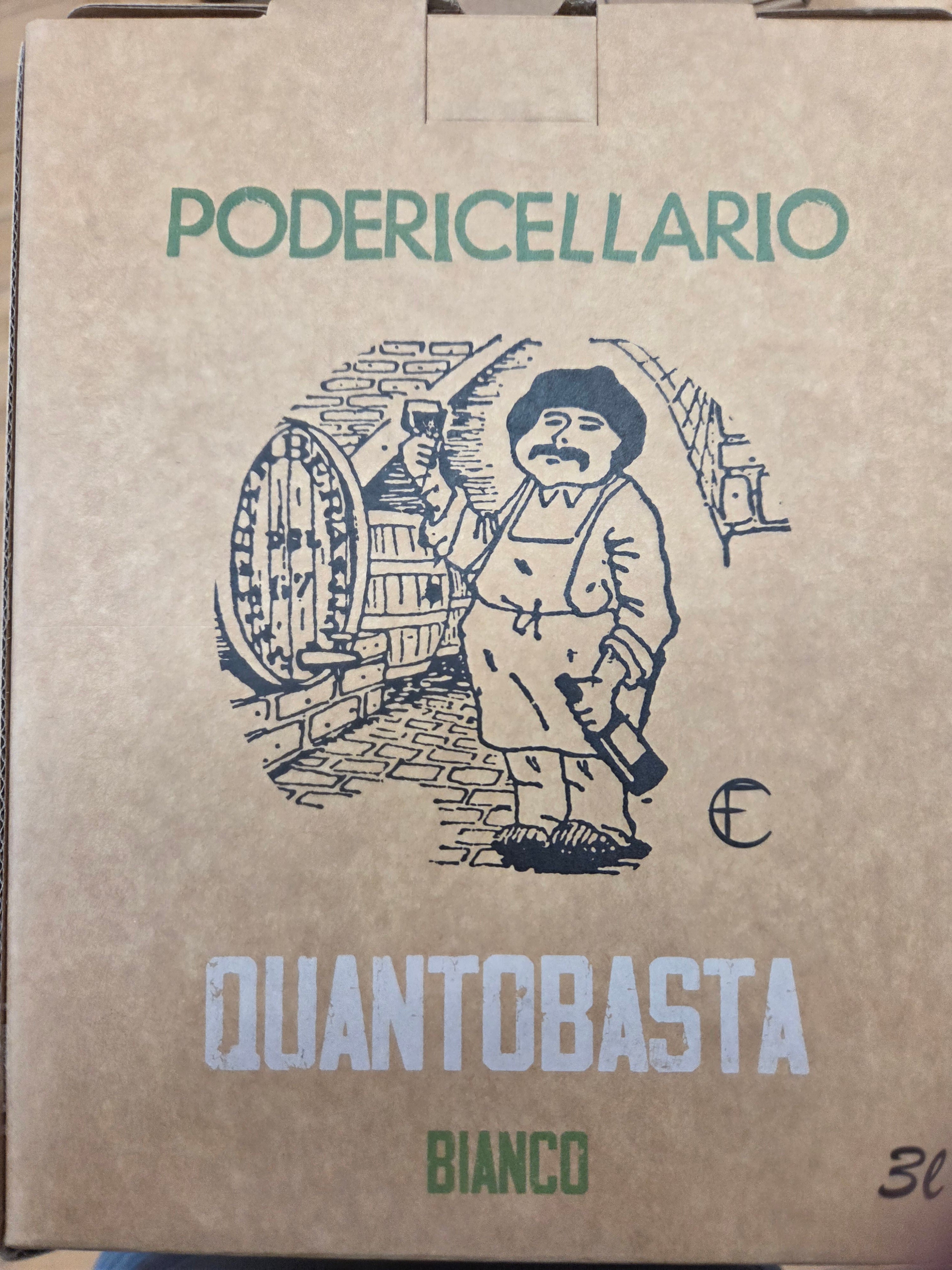 2024 Cellario Quantobasta Bianco 3L, Piedmont, Italy