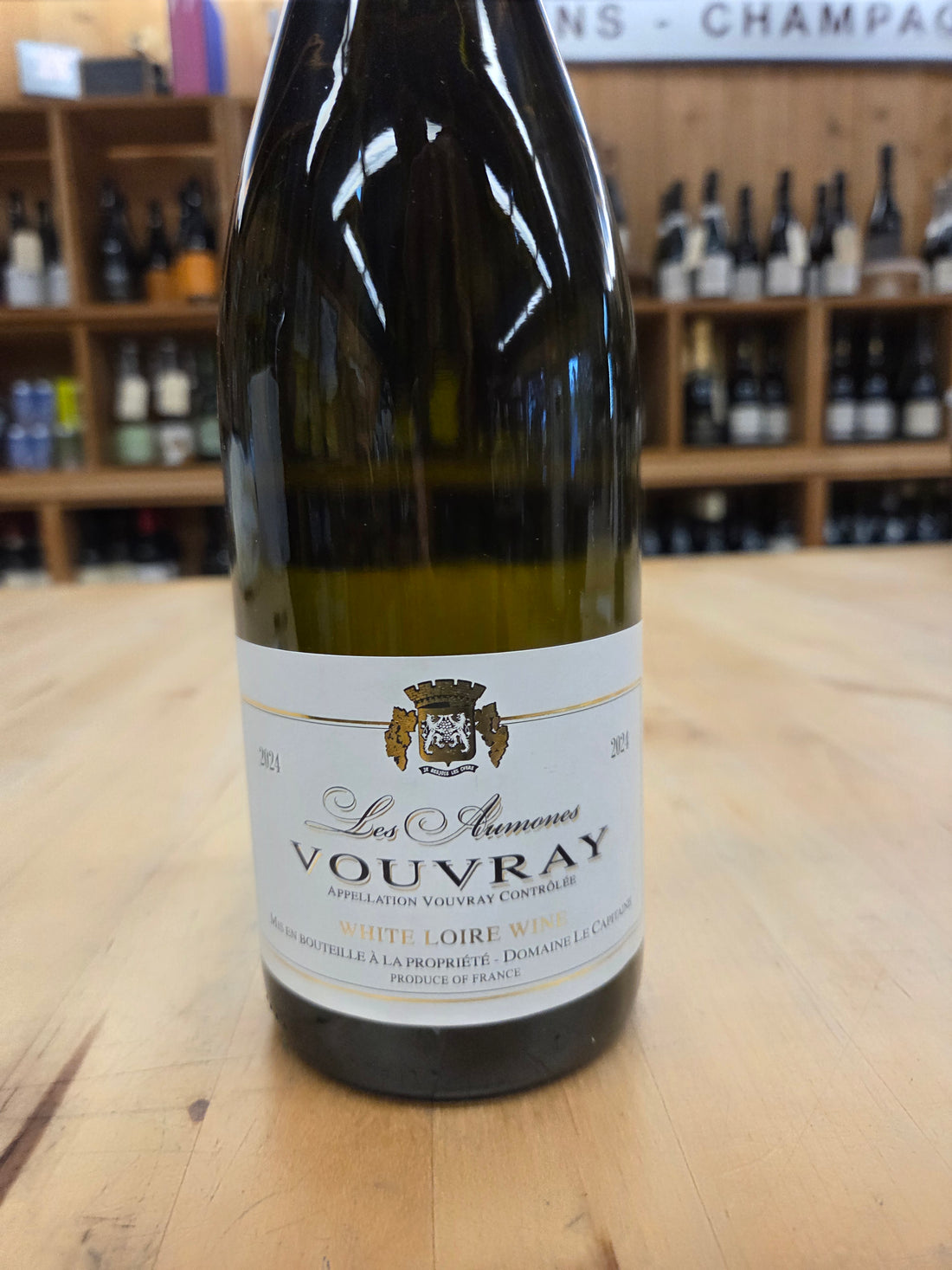 Le Capitaine, Vouvray, "Les Aumones" 2024